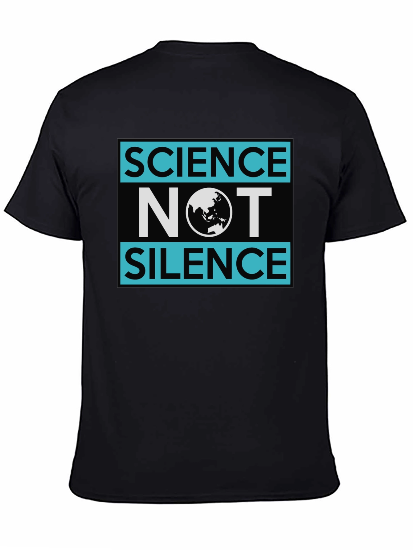 Black Science Not Silence Graphic Tee view 4