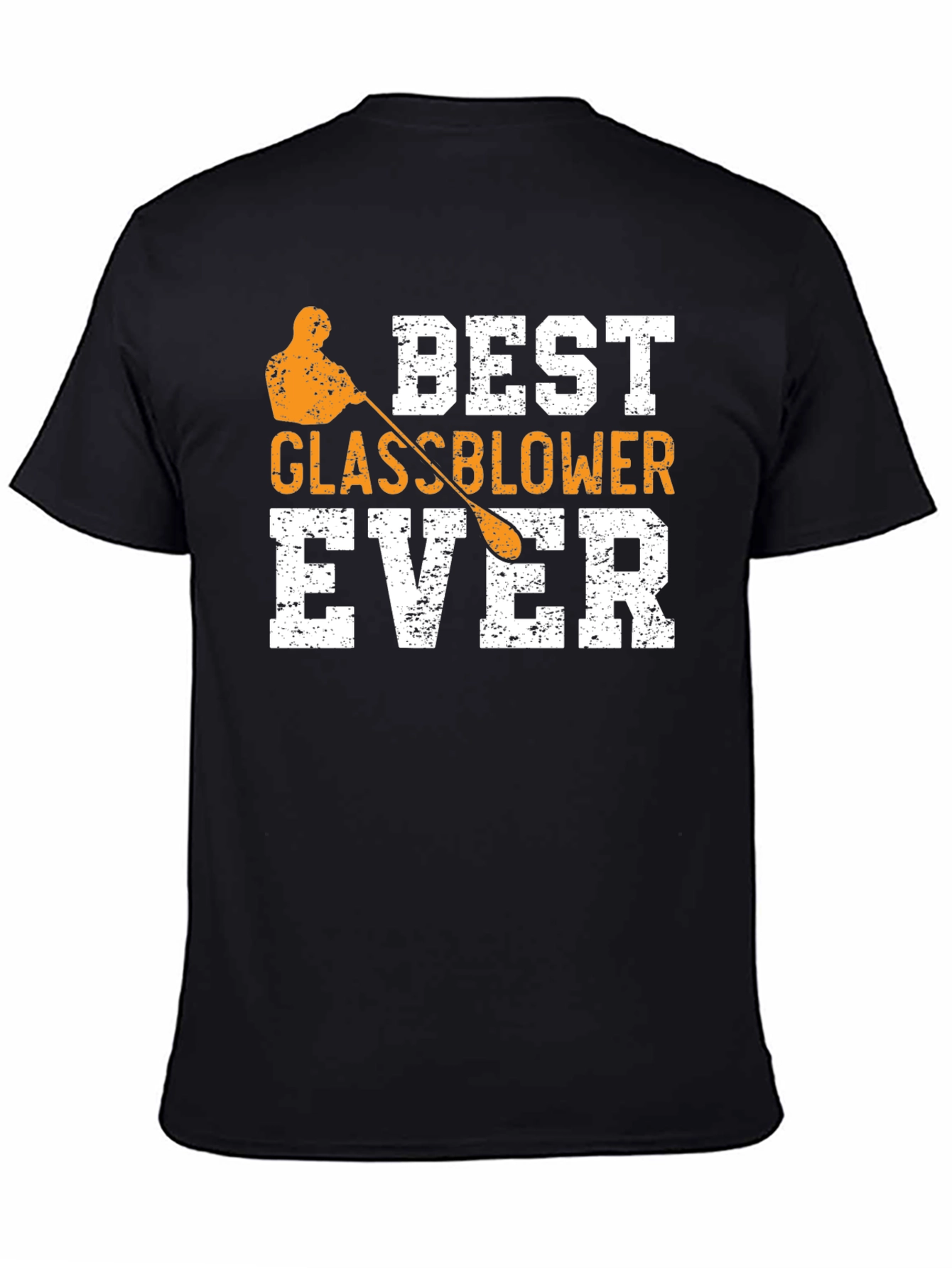 Black Best Glassblower Ever T-Shirt view 4