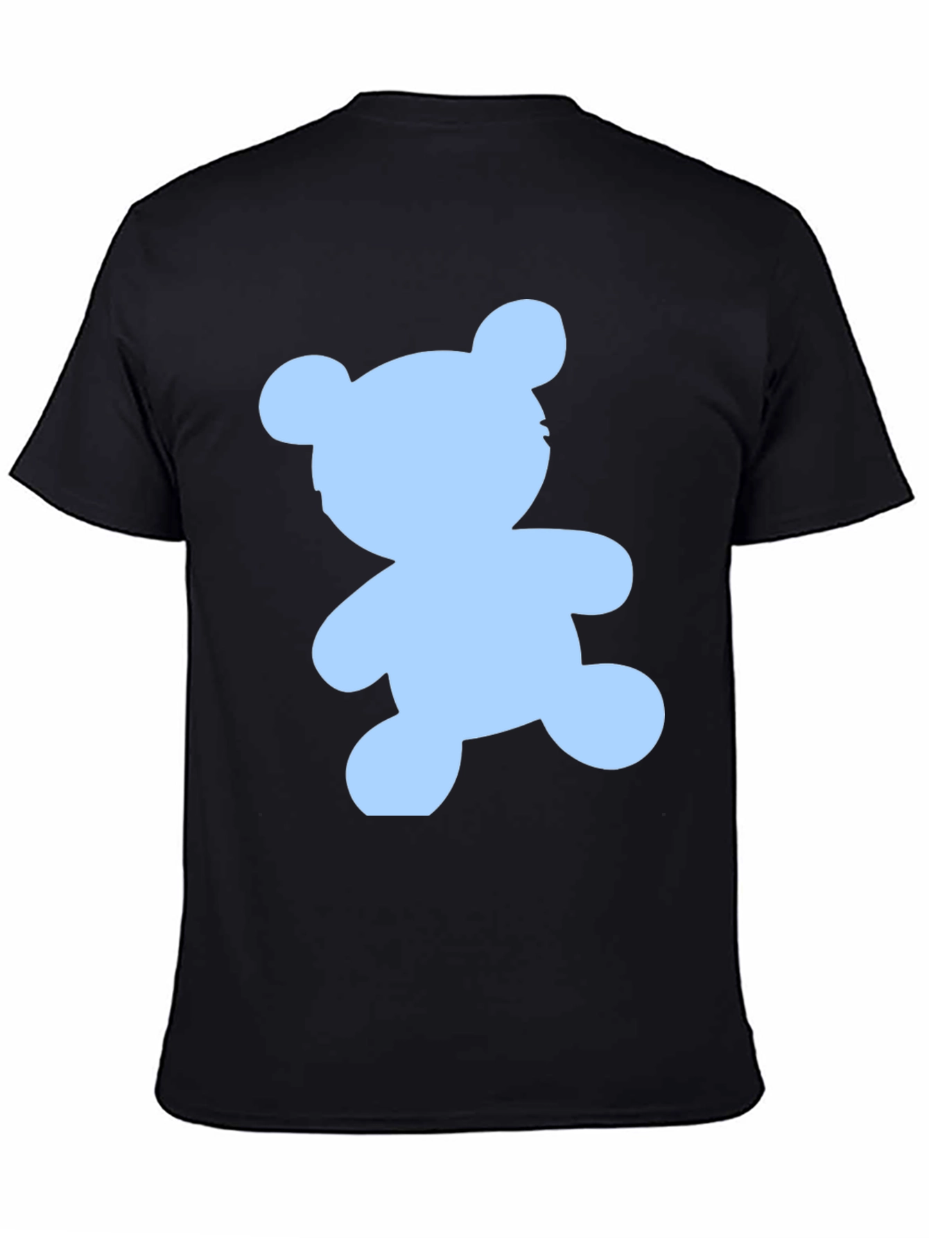 Black Teddy Bear Graphic Tee - Casual Comfort view 4