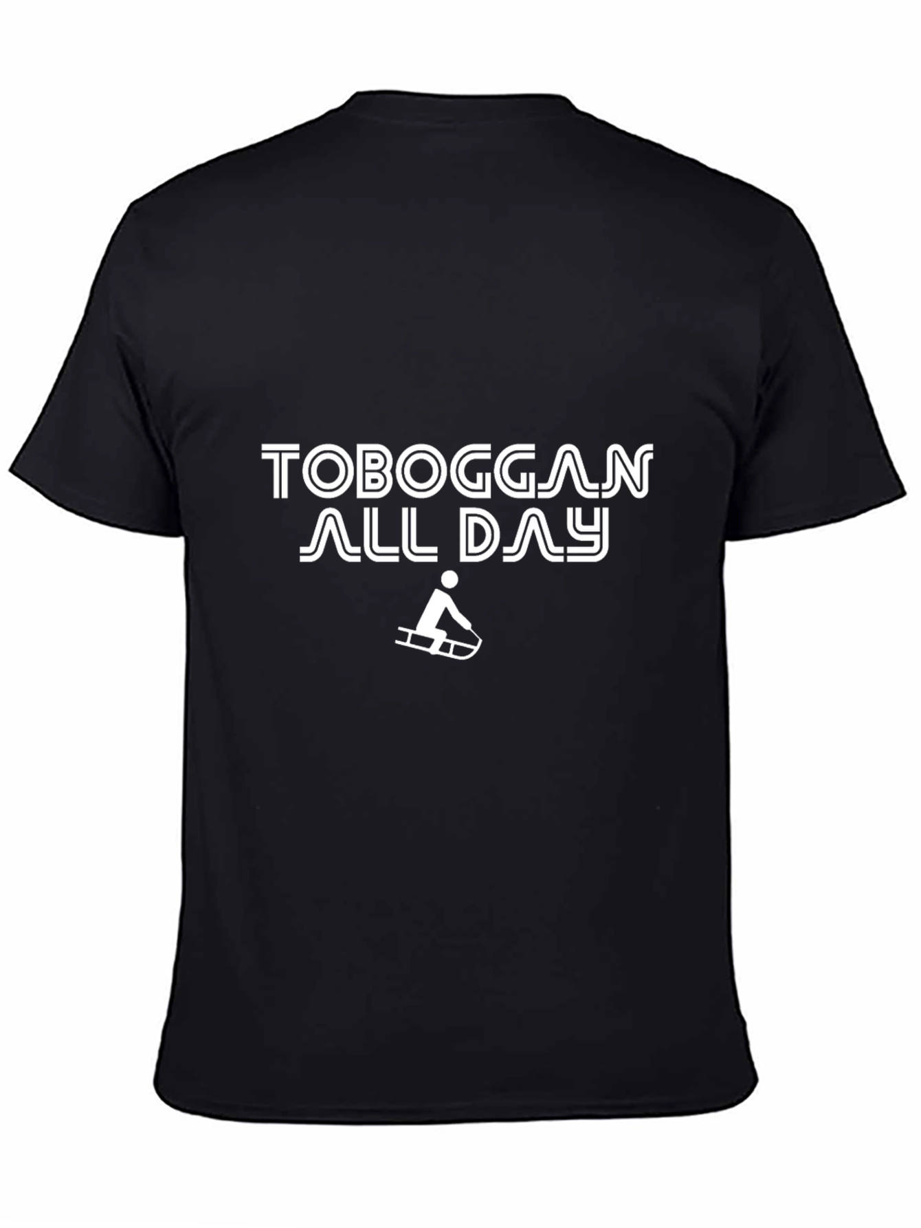 Black Toboggan All Day Graphic Tee - Black Cotton view 4