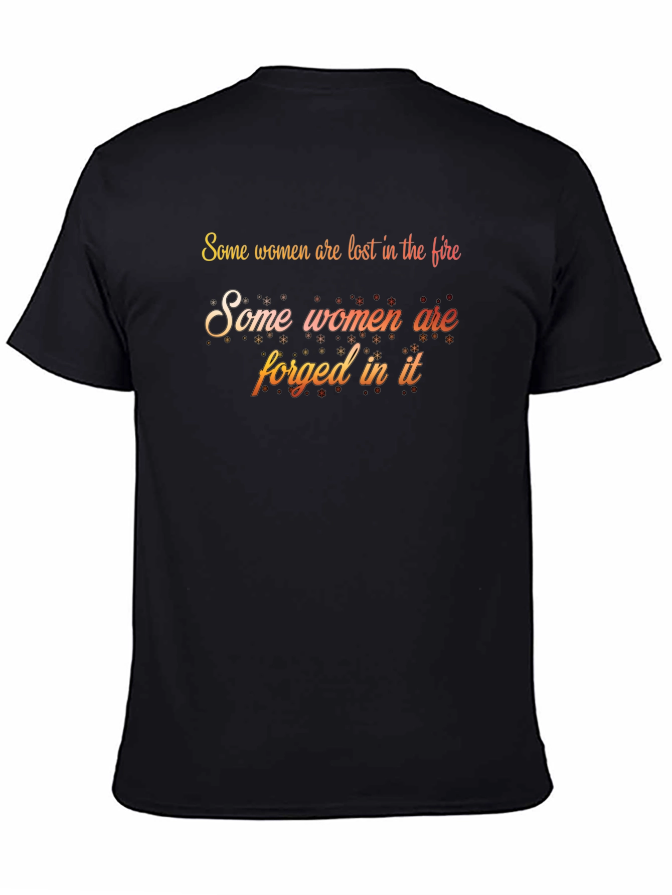 Black Women Forged in Fire Graphic Tee - Empowering Statement view 4