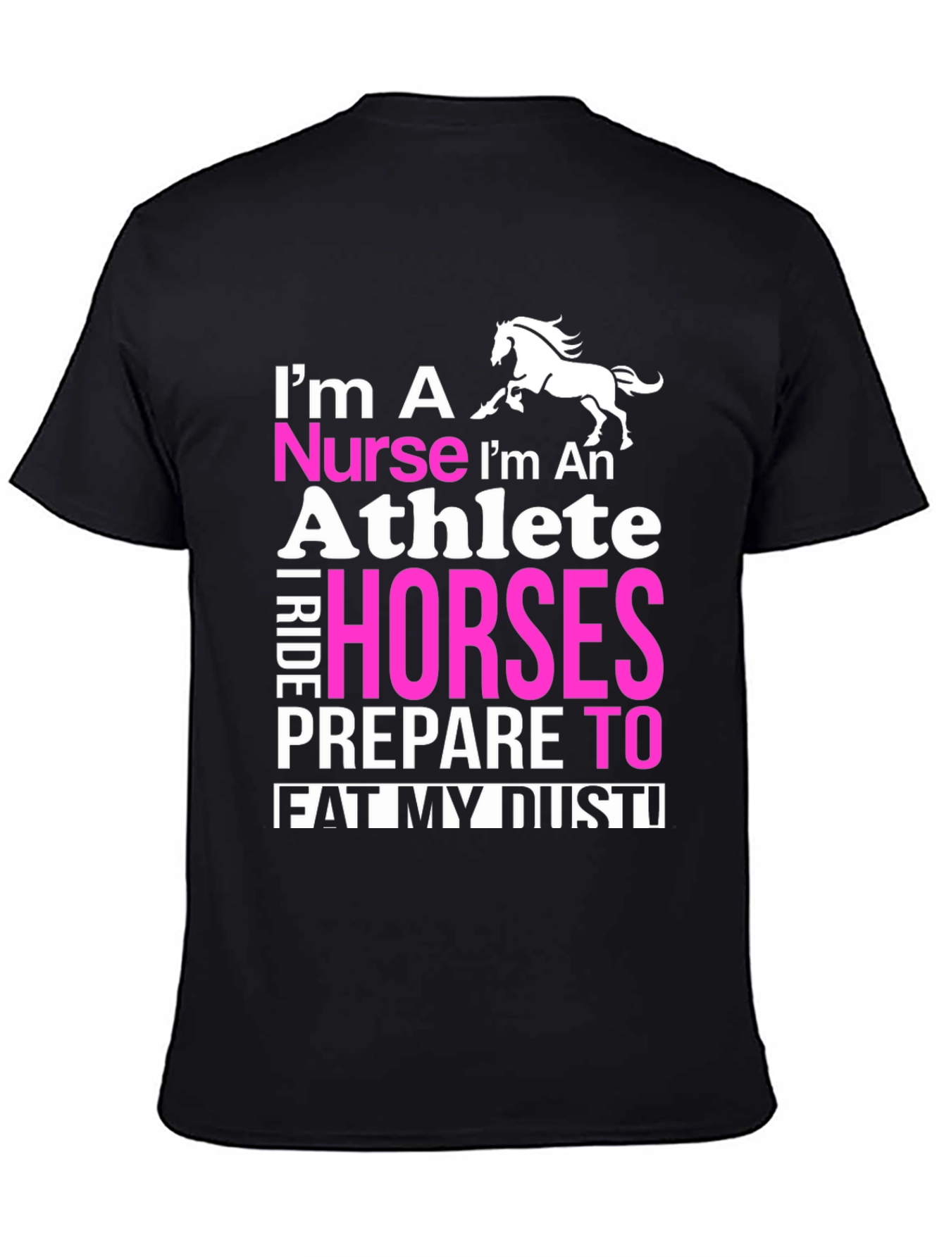 Nurse Athlete Horse Rider T-Shirt - 4