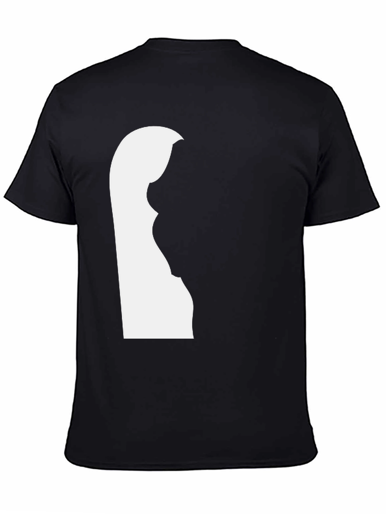 Black Silhouette Graphic T-Shirt view 4