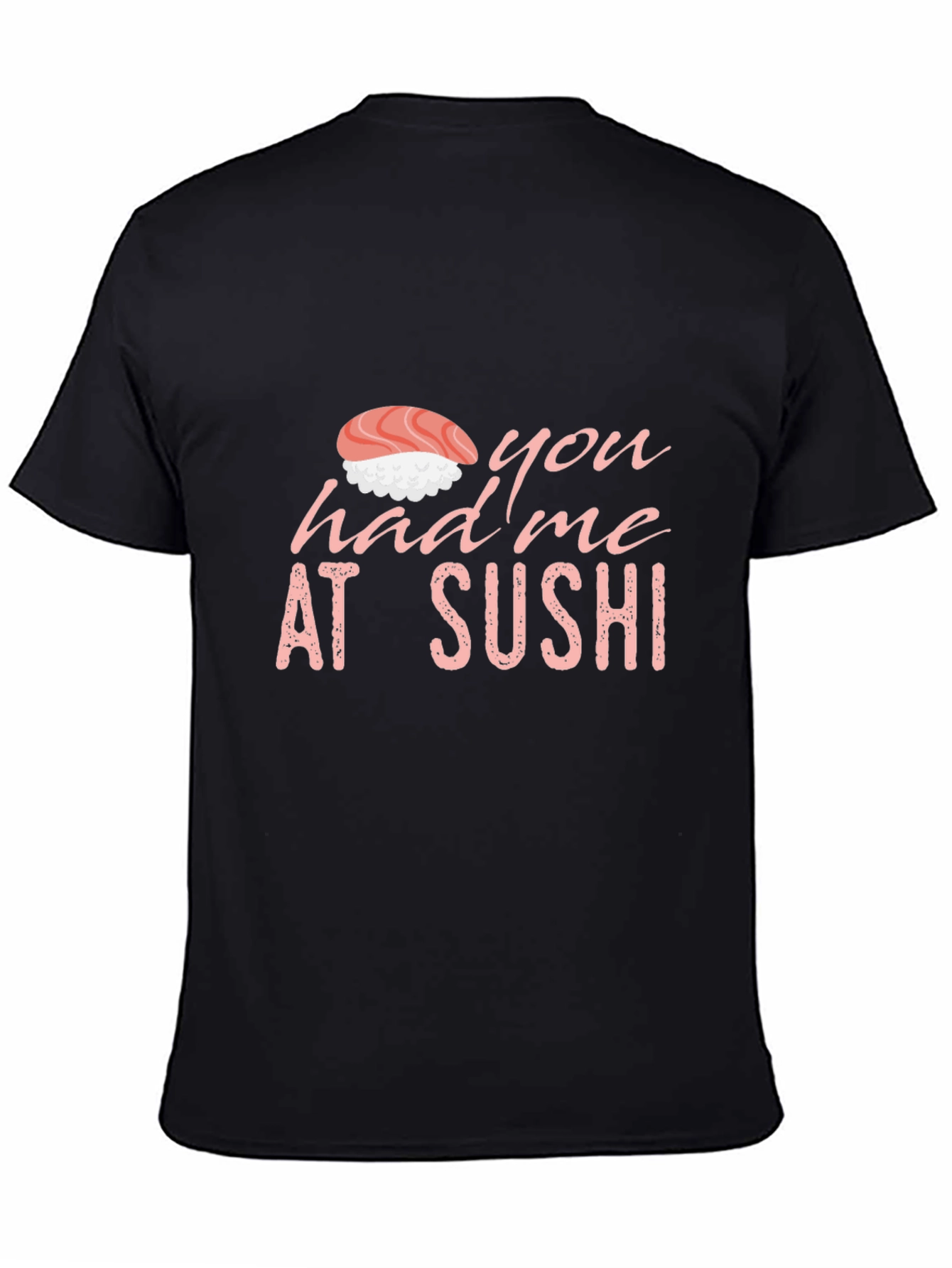 Black Sushi Lover Graphic Tee - You Had Me at Sushi view 4
