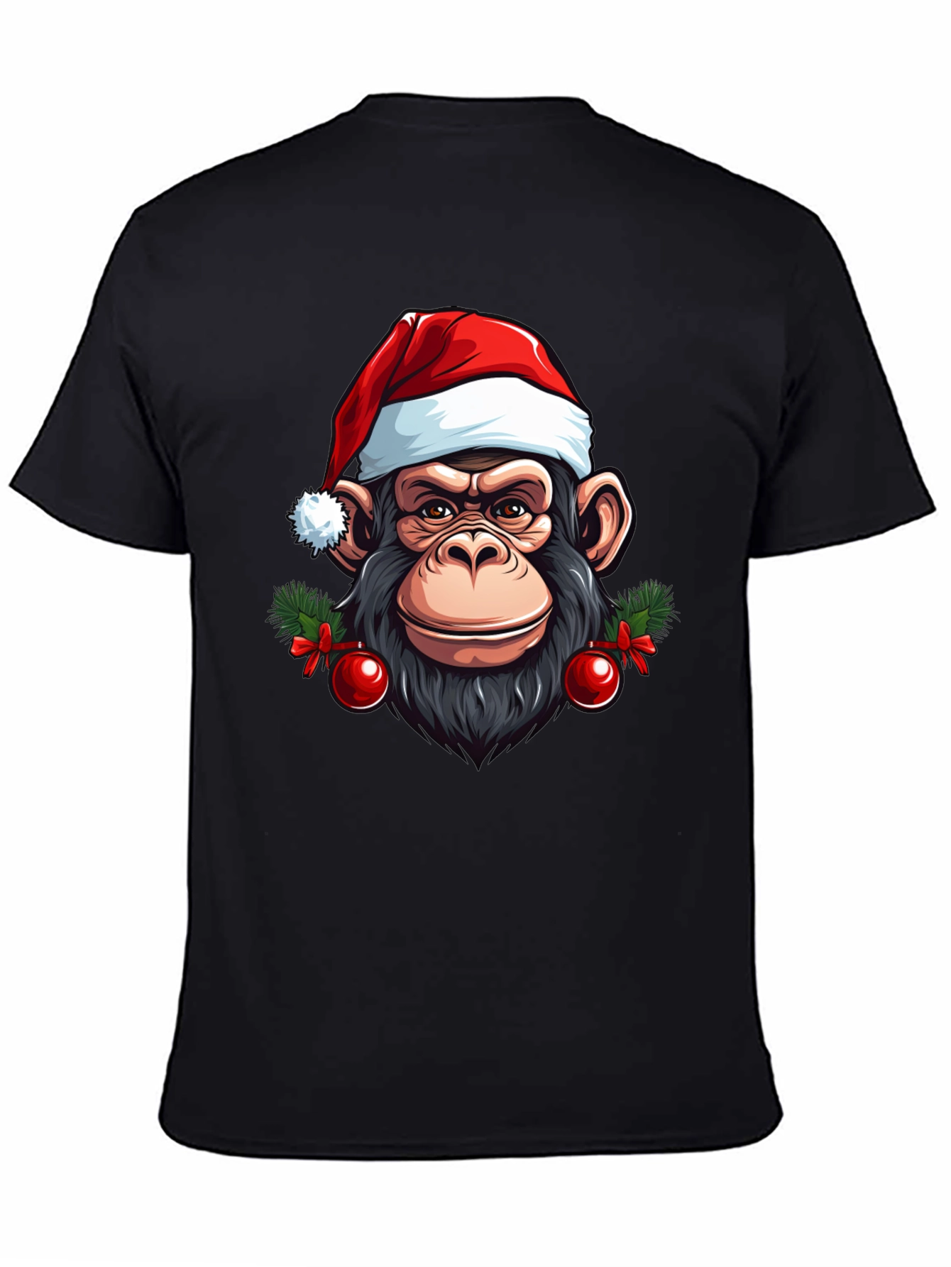 Festive Monkey Graphic Tee - 4