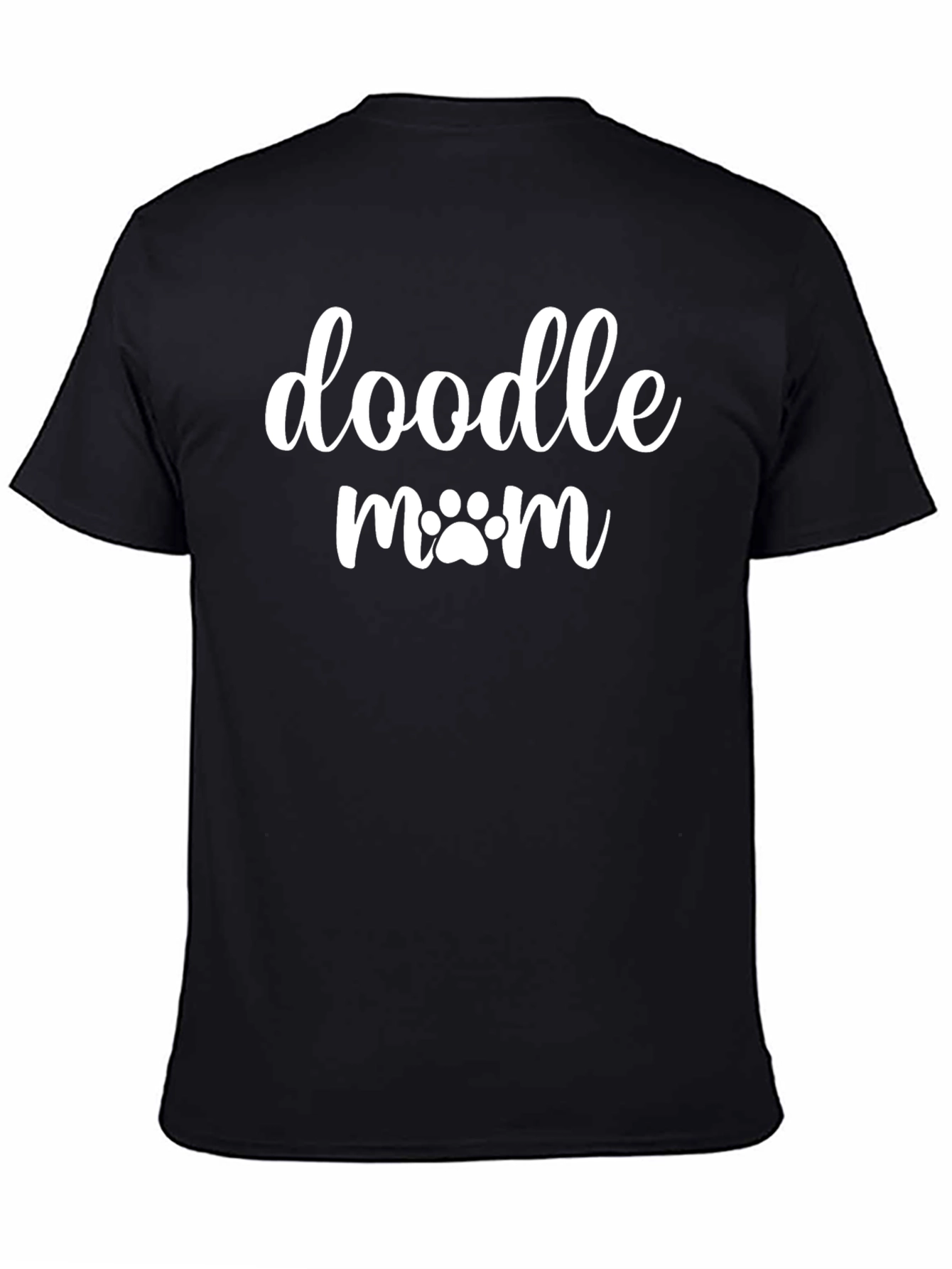 Black Doodle Mom T-Shirt - Cute Dog Lover Tee view 4