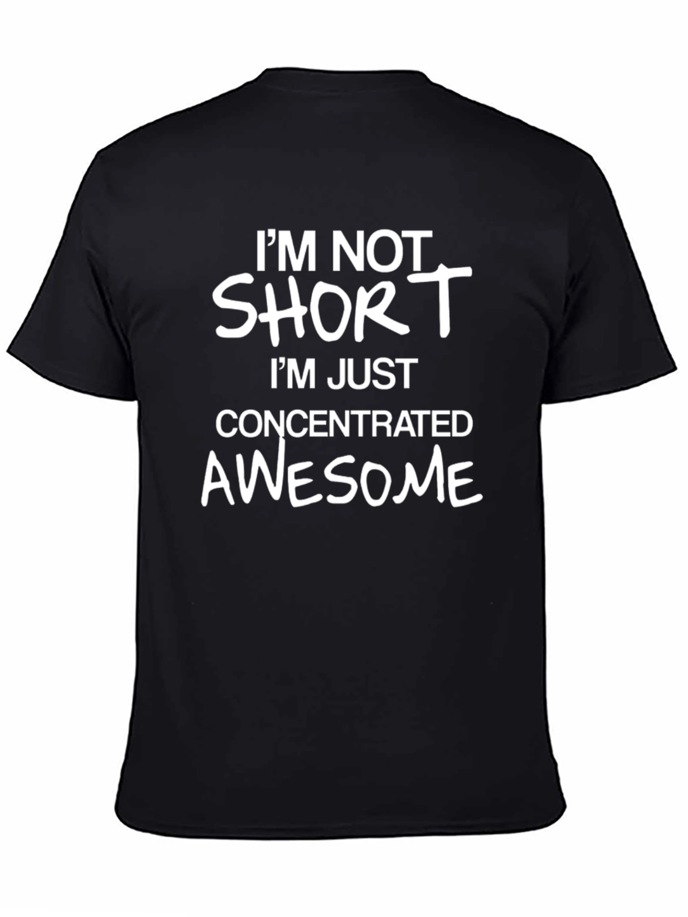 Black Funny Concentrated Awesome Graphic Tee view 4