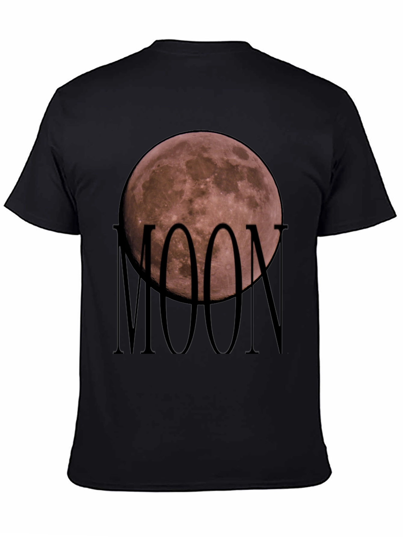Black Moon Graphic T-Shirt - Soft Cotton Blend view 4