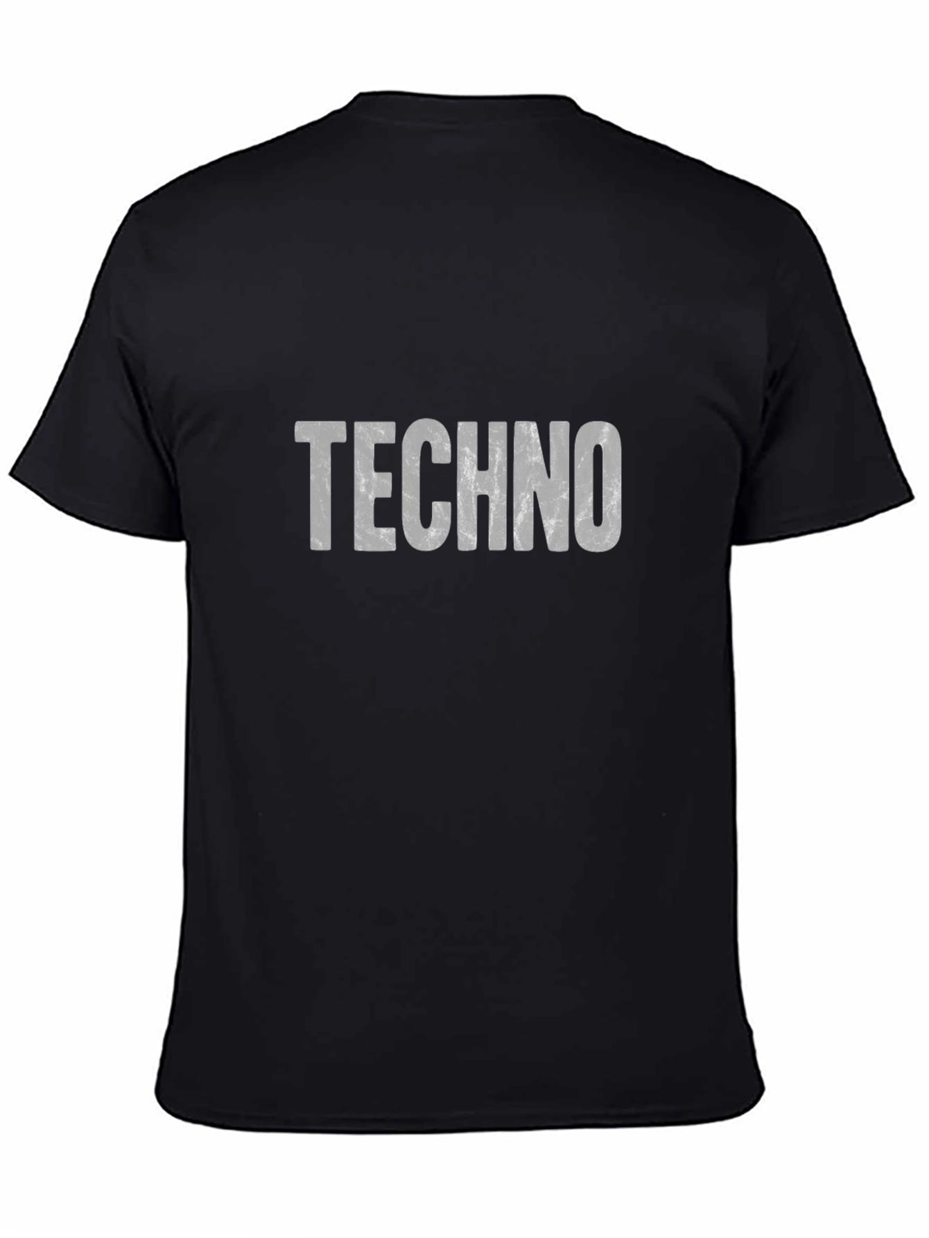 Black Techno T-Shirt - Stylish Music Tee view 4
