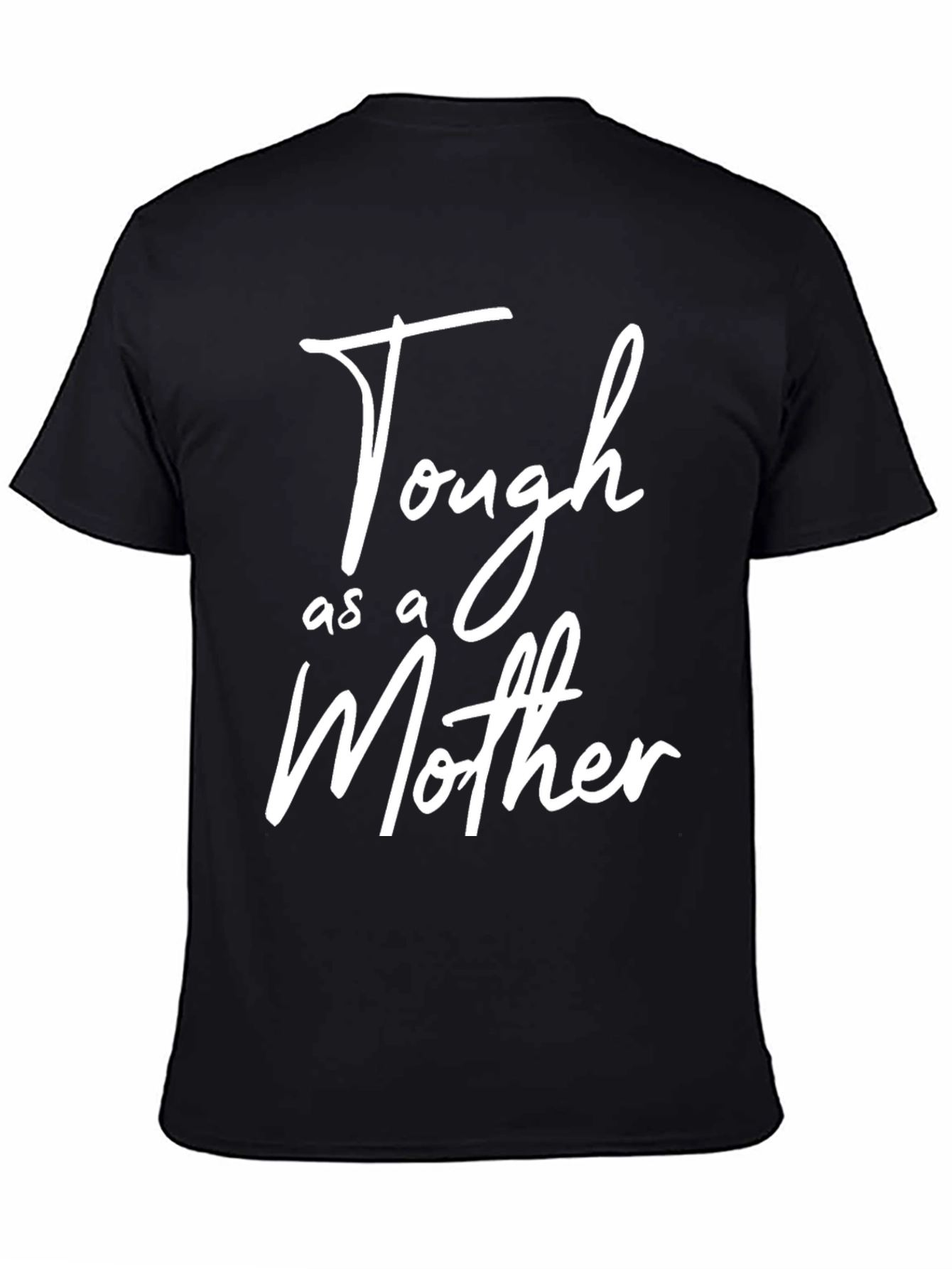 Black Tough as a Mother Graphic T-Shirt - Black view 4