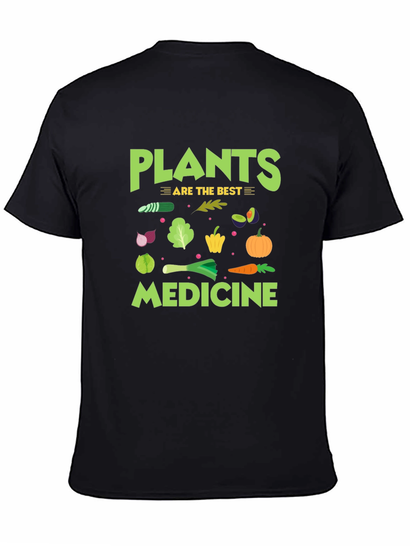 Black Plants Are The Best Medicine Graphic T-Shirt view 4