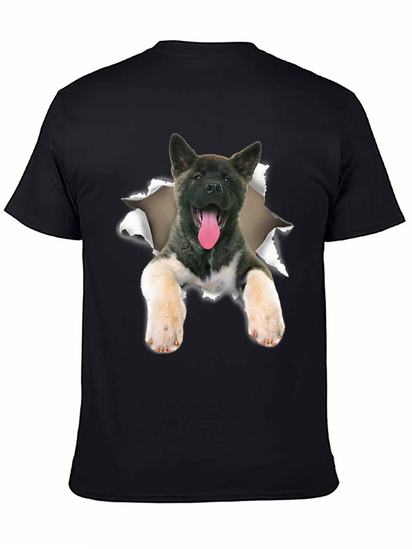Black Dog Graphic Black T-Shirt view 4