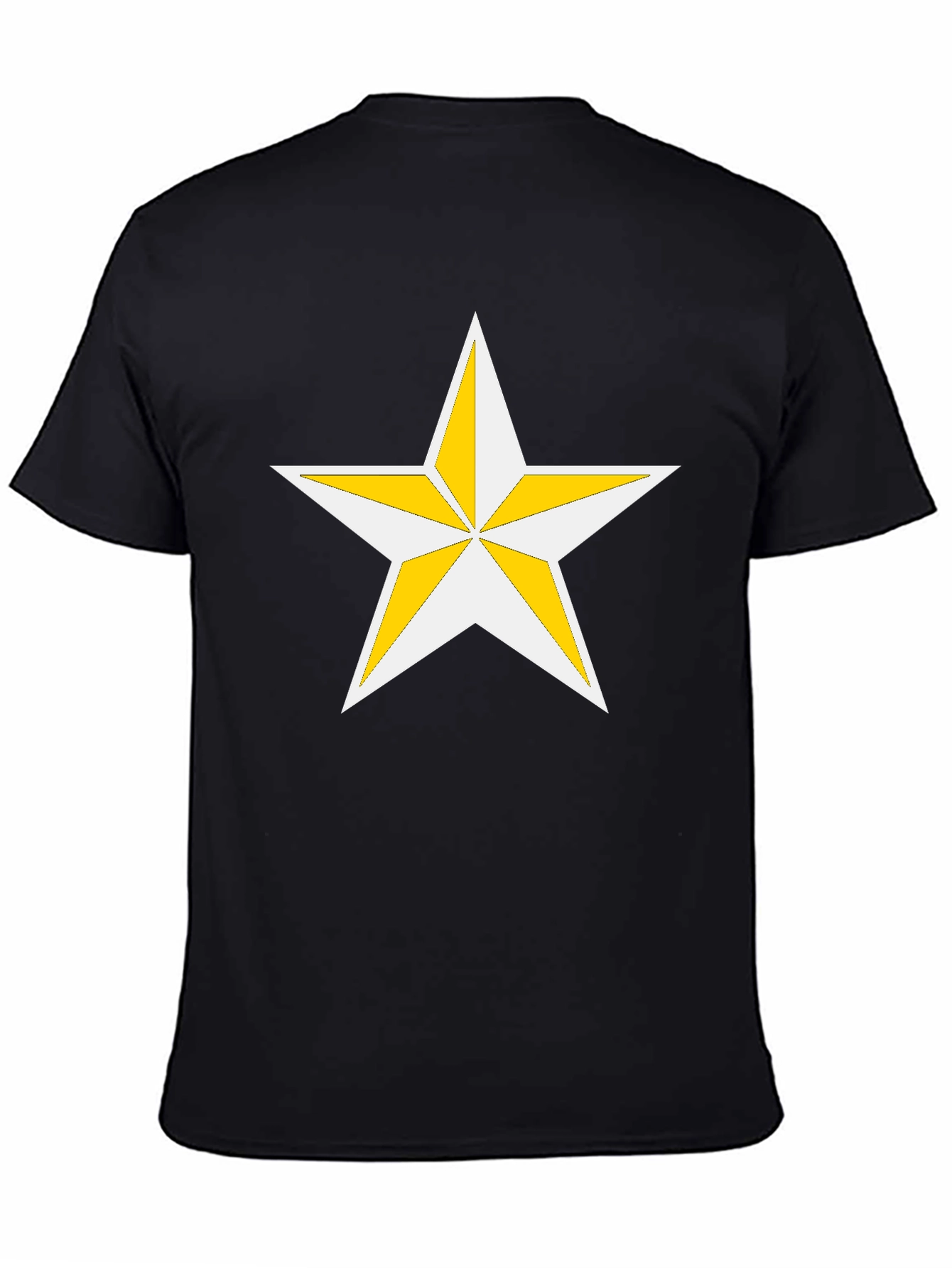 Black Star Graphic Black T-Shirt view 4