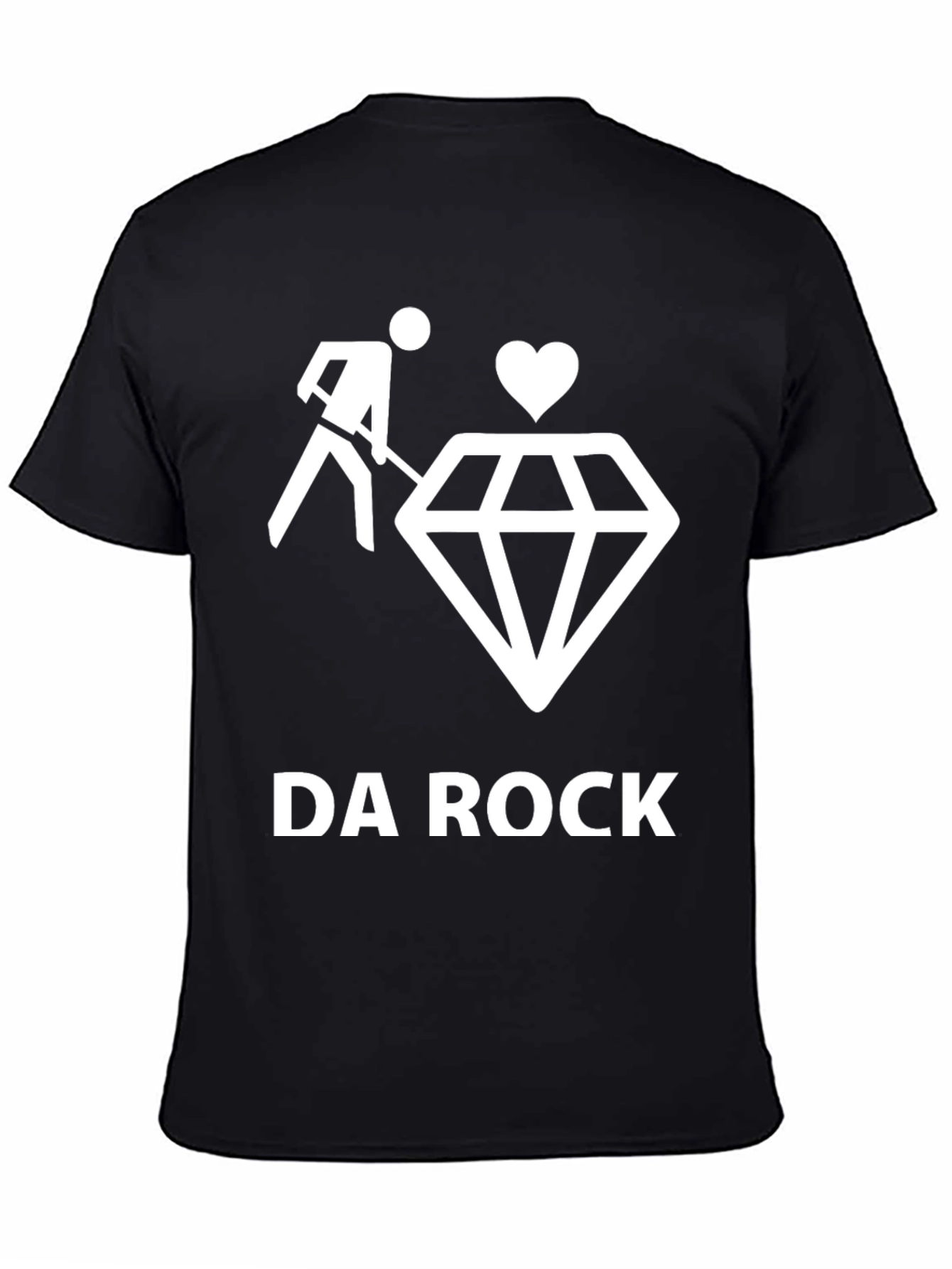 Black Da Rock Diamond T-Shirt - Black view 4