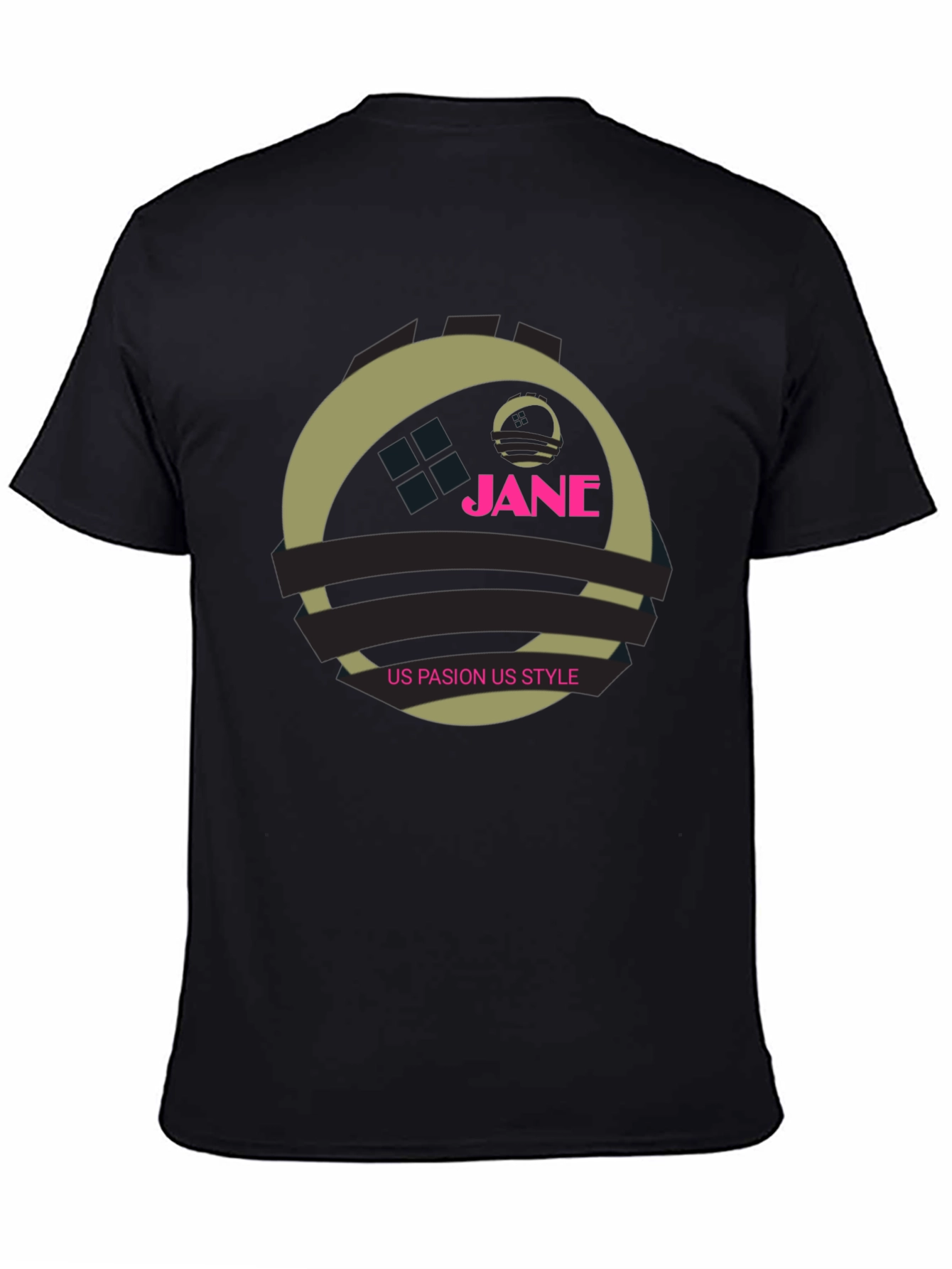Black Jane US Pasion Style Black Graphic Tee view 4