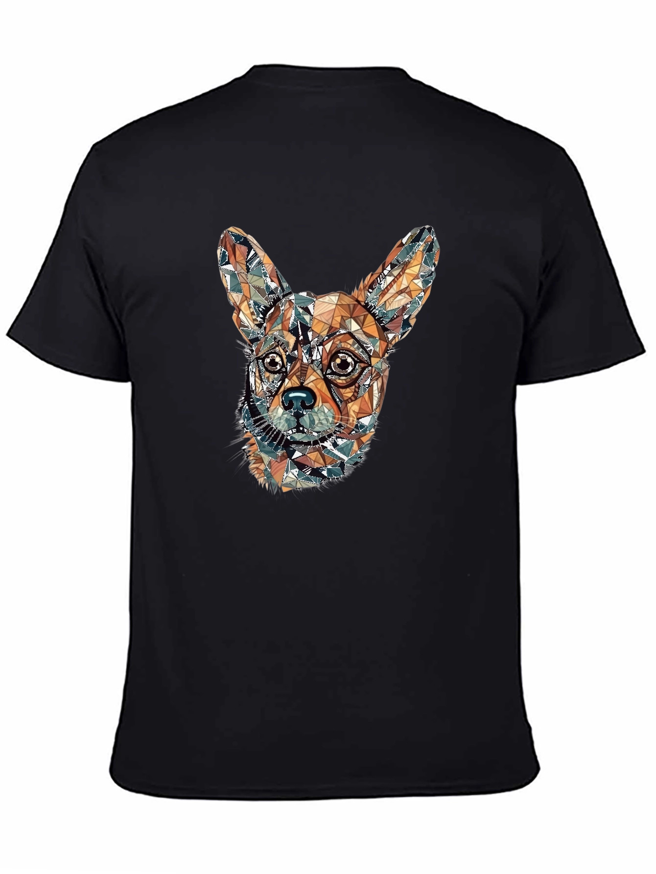 Geometric Chihuahua Graphic Tee - Stylish Dog Lover's Shirt - 4
