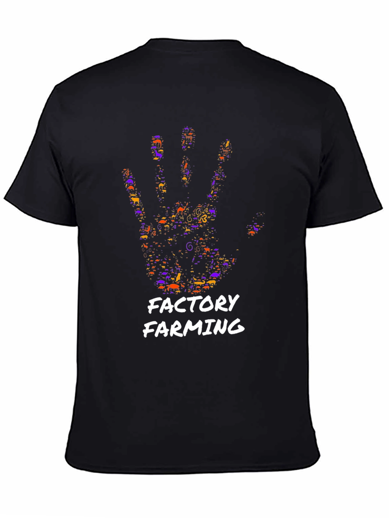 Factory Farming Graphic Print T-Shirt - 4