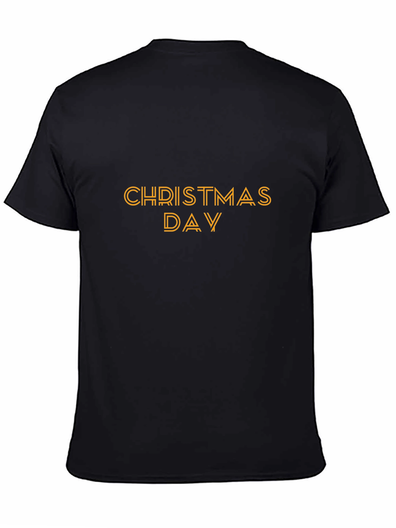 Black Christmas Day Graphic Tee - Holiday Spirit view 4