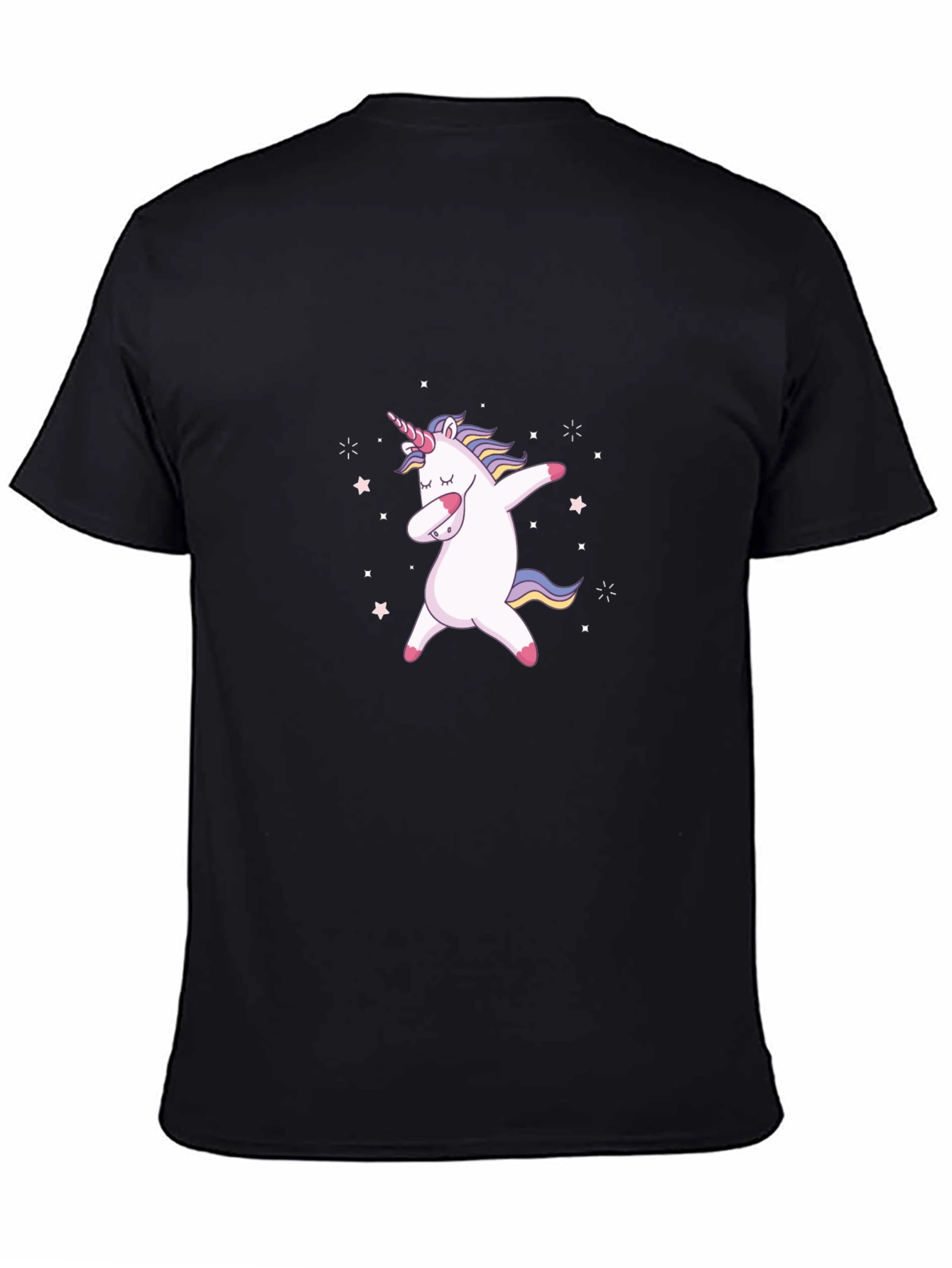 Black Unicorn Dab T-Shirt - Fun & Unique Tee view 4