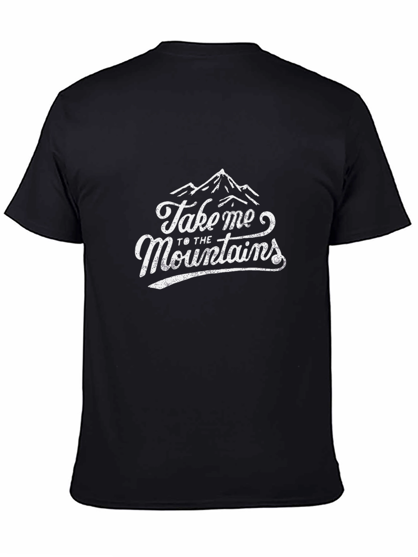 Black Take Me To The Mountains Black Tee view 4