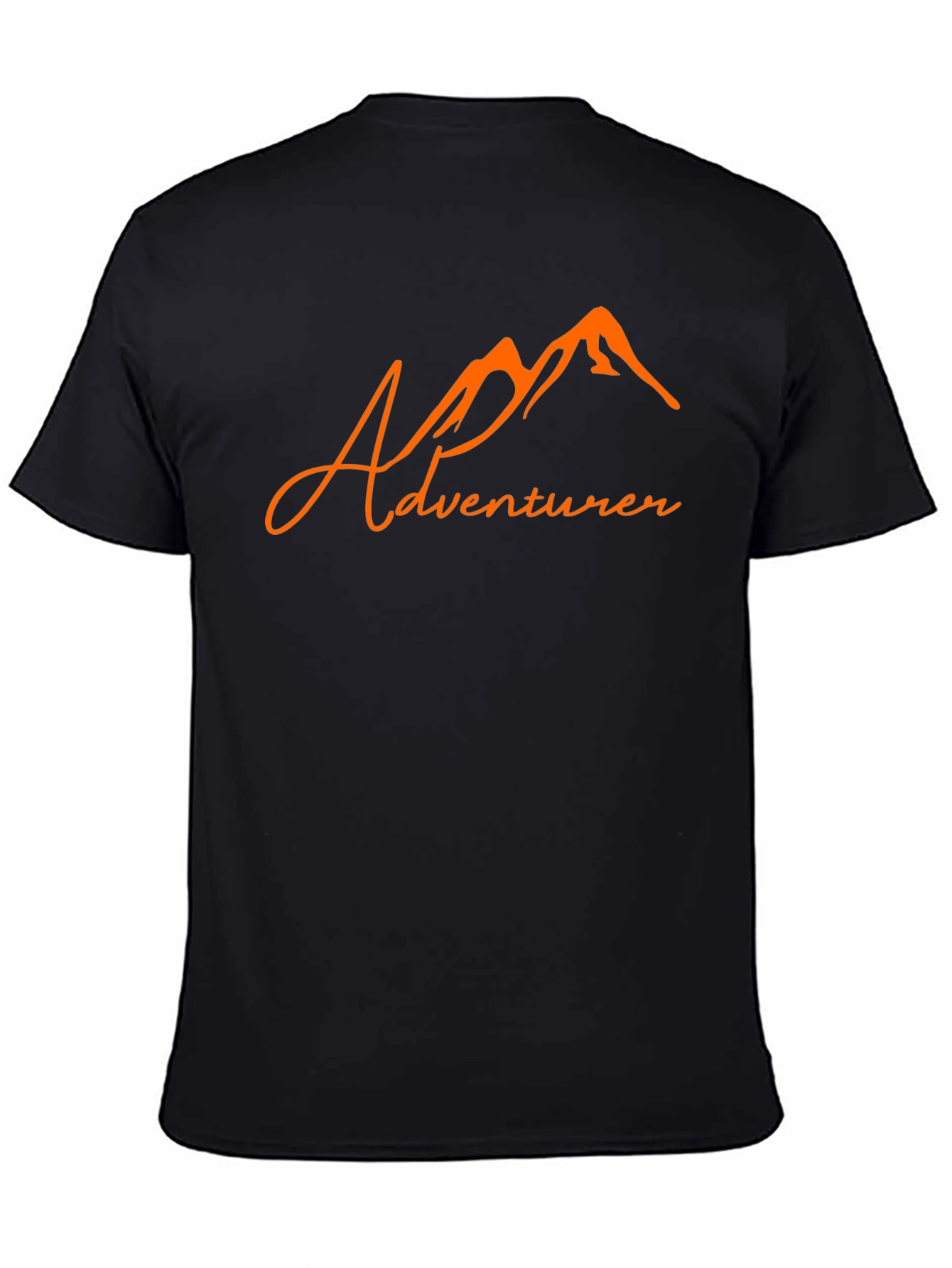 Black Adventurer Mountain Graphic Tee view 4