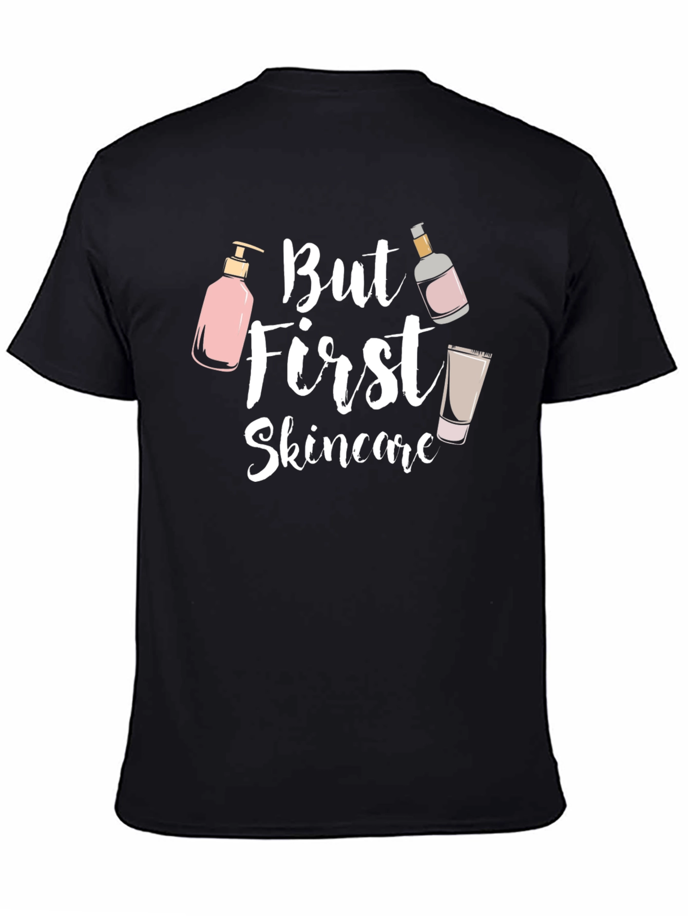 Black But First Skincare Graphic Tee view 4