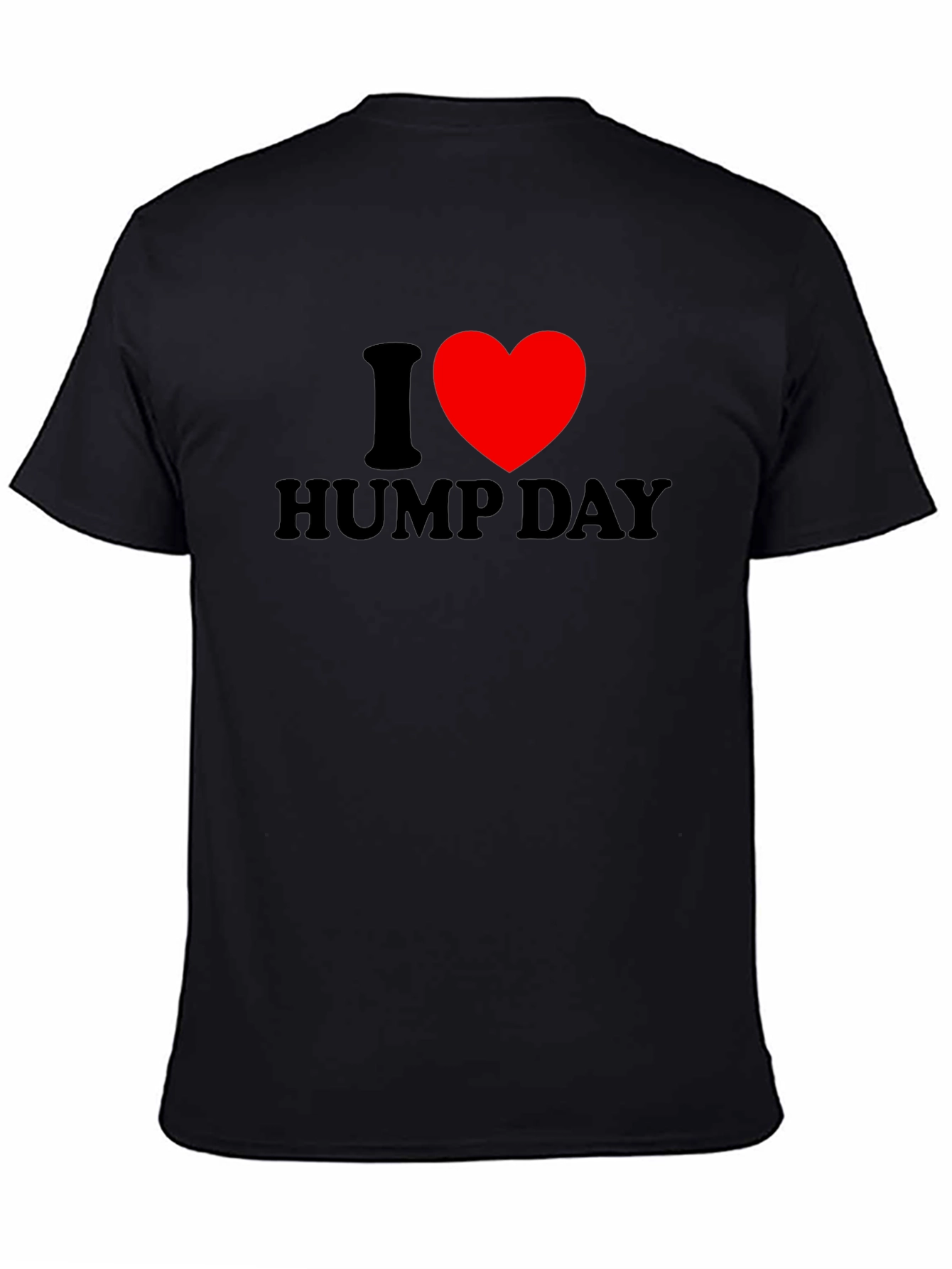 Black I Heart Hump Day T-Shirt - Black Short Sleeve view 4