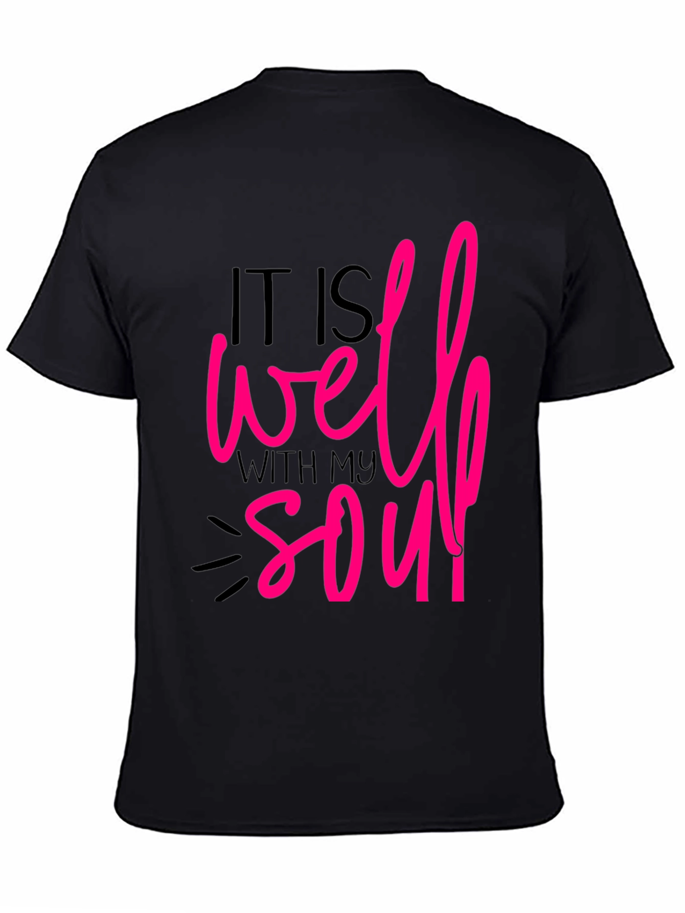 Black Well With My Soul Graphic Tee view 4