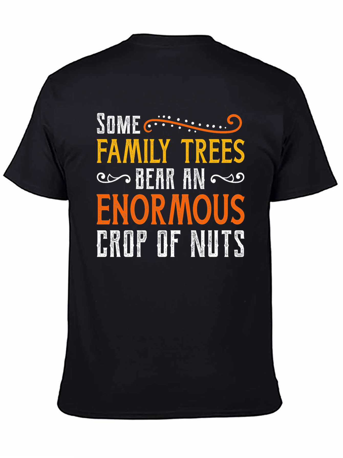 Black Funny Family Tree T-Shirt view 4