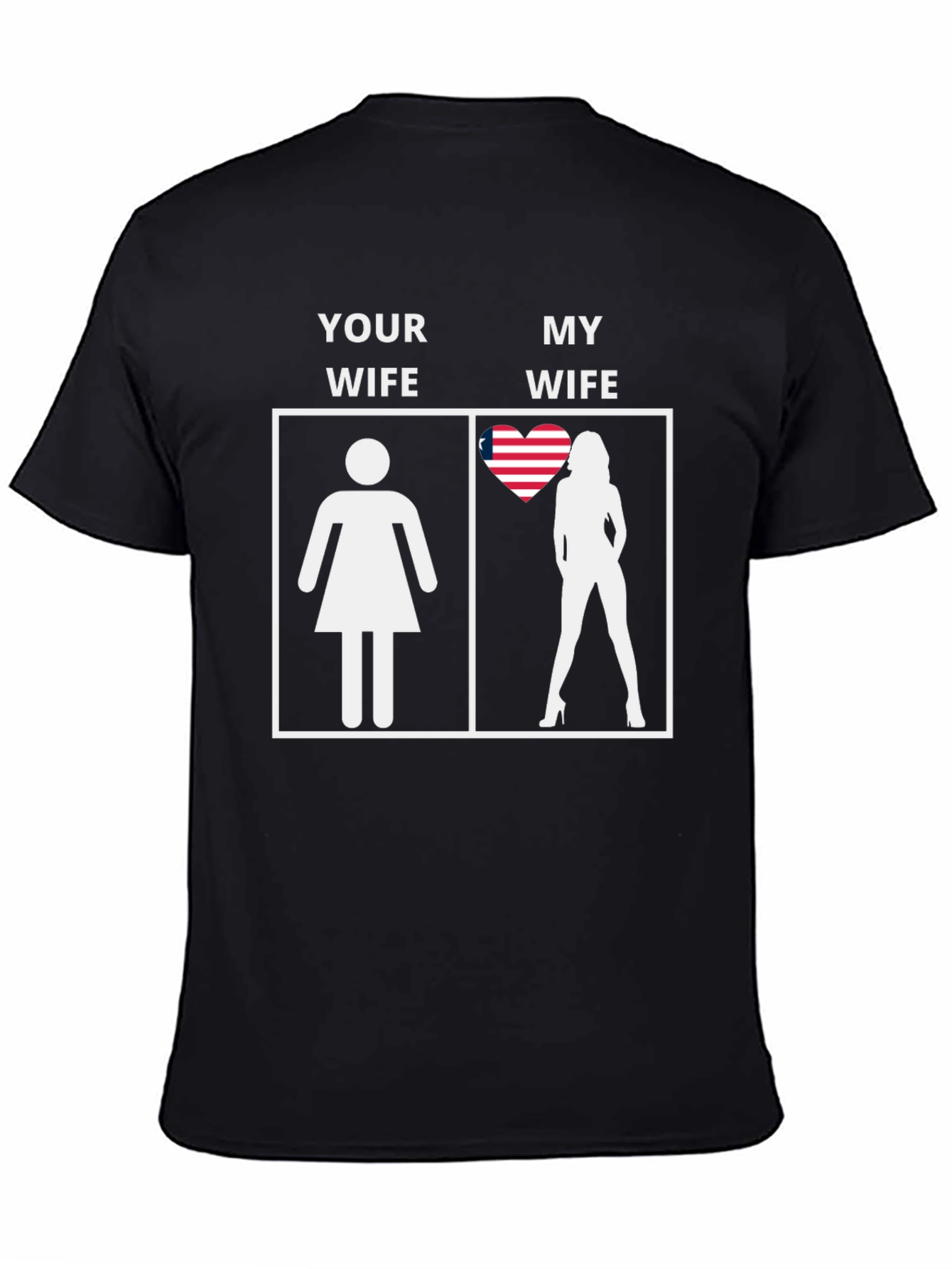 Black My Wife T-Shirt: Funny Novelty Tee for Men view 4