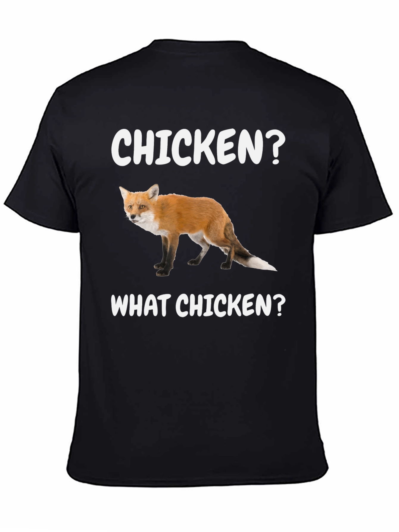 Black Chicken? What Chicken? Fox Graphic Tee view 4