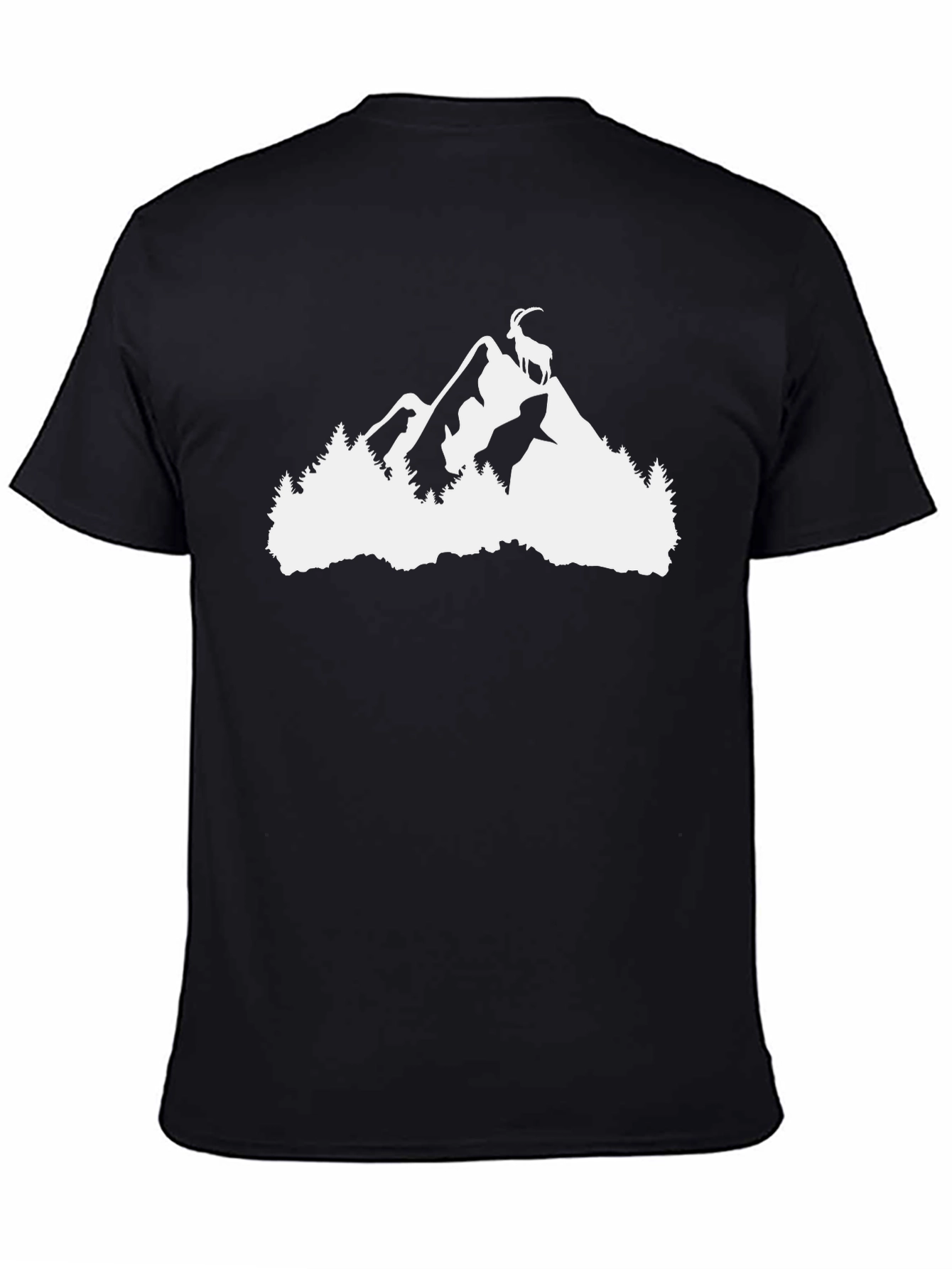 Mountain Goat Graphic Tee - Nature Adventure Shirt - 4