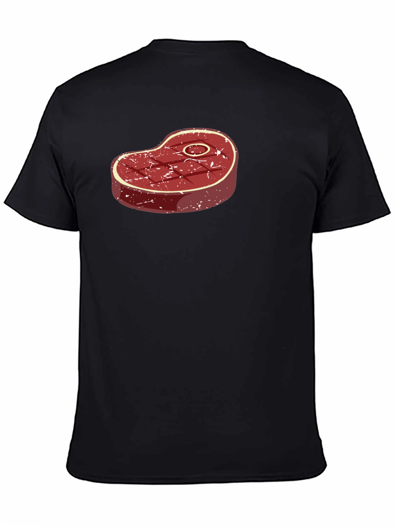 Black Steak Graphic Tee - Black T-Shirt view 4