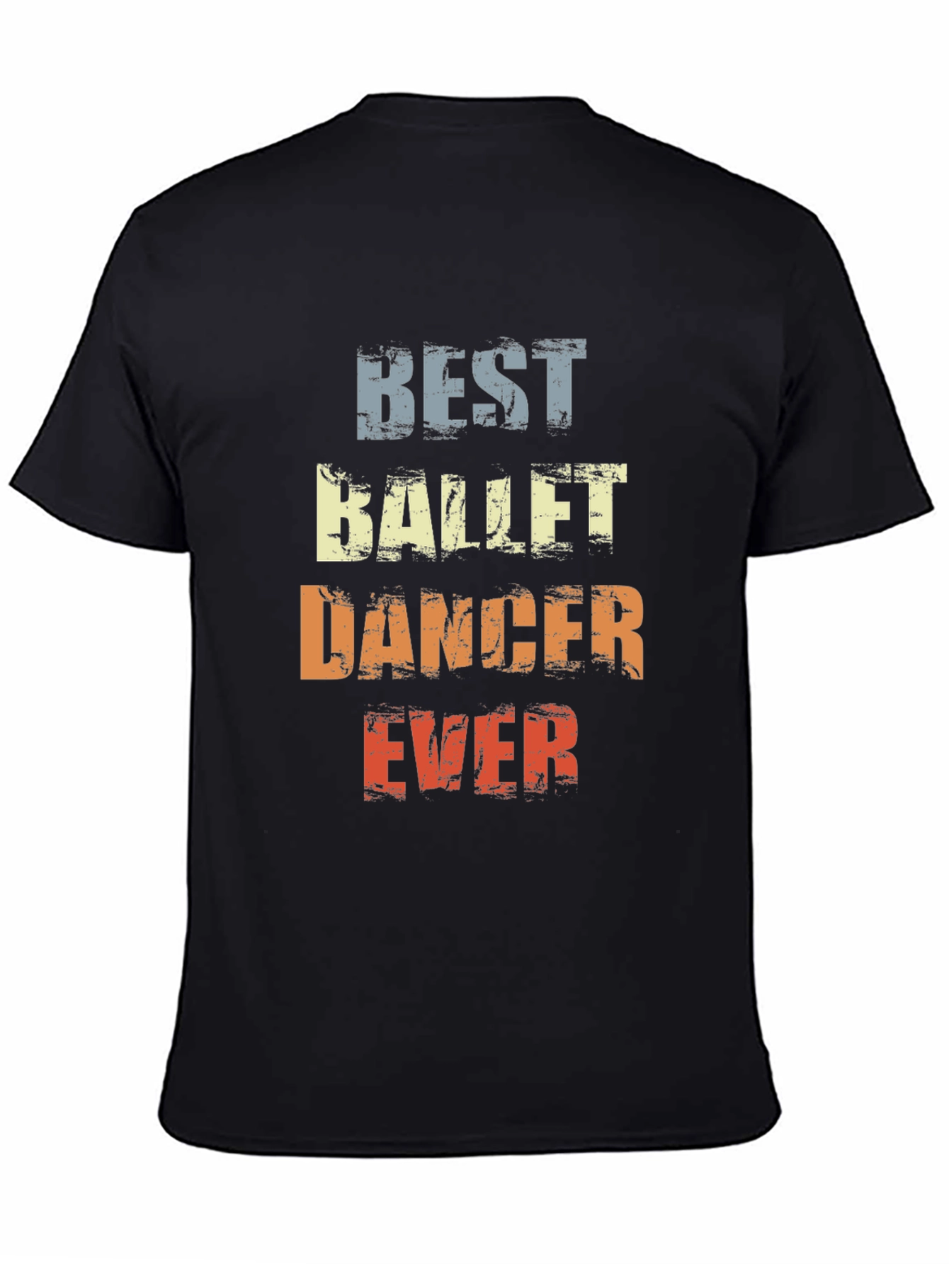 Black Best Ballet Dancer Ever T-Shirt view 4