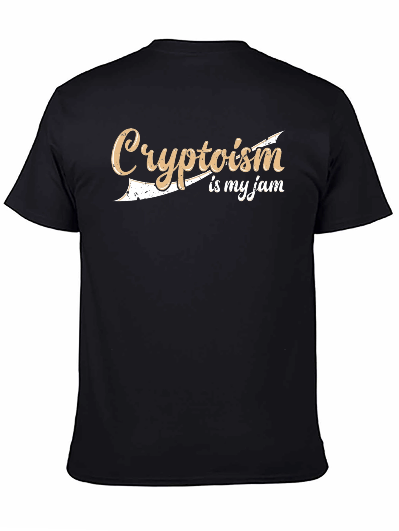 Black Cryptoism Is My Jam T-Shirt view 4