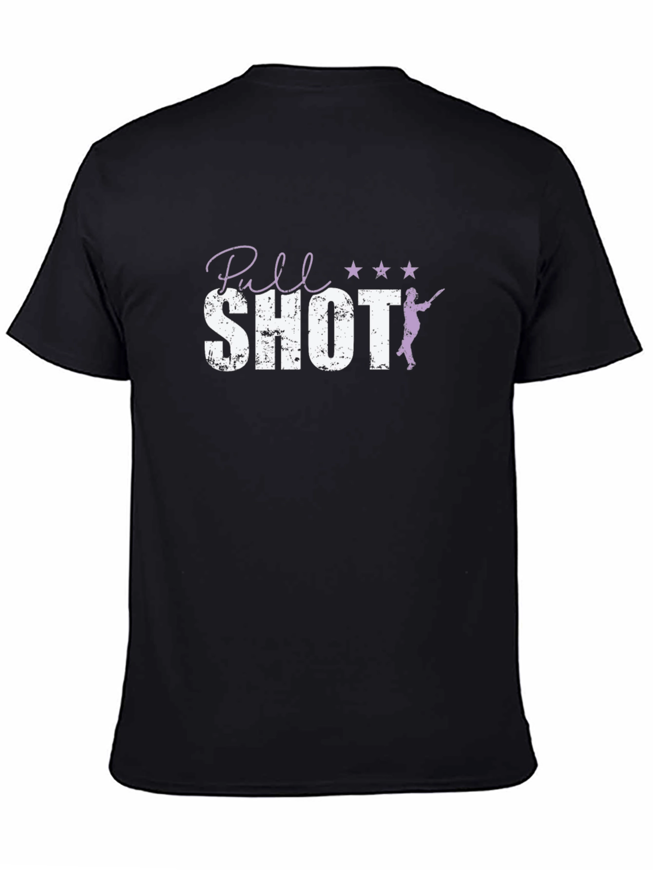 Black Pull Shot T-Shirt - Billiards Pool Player Tee view 4