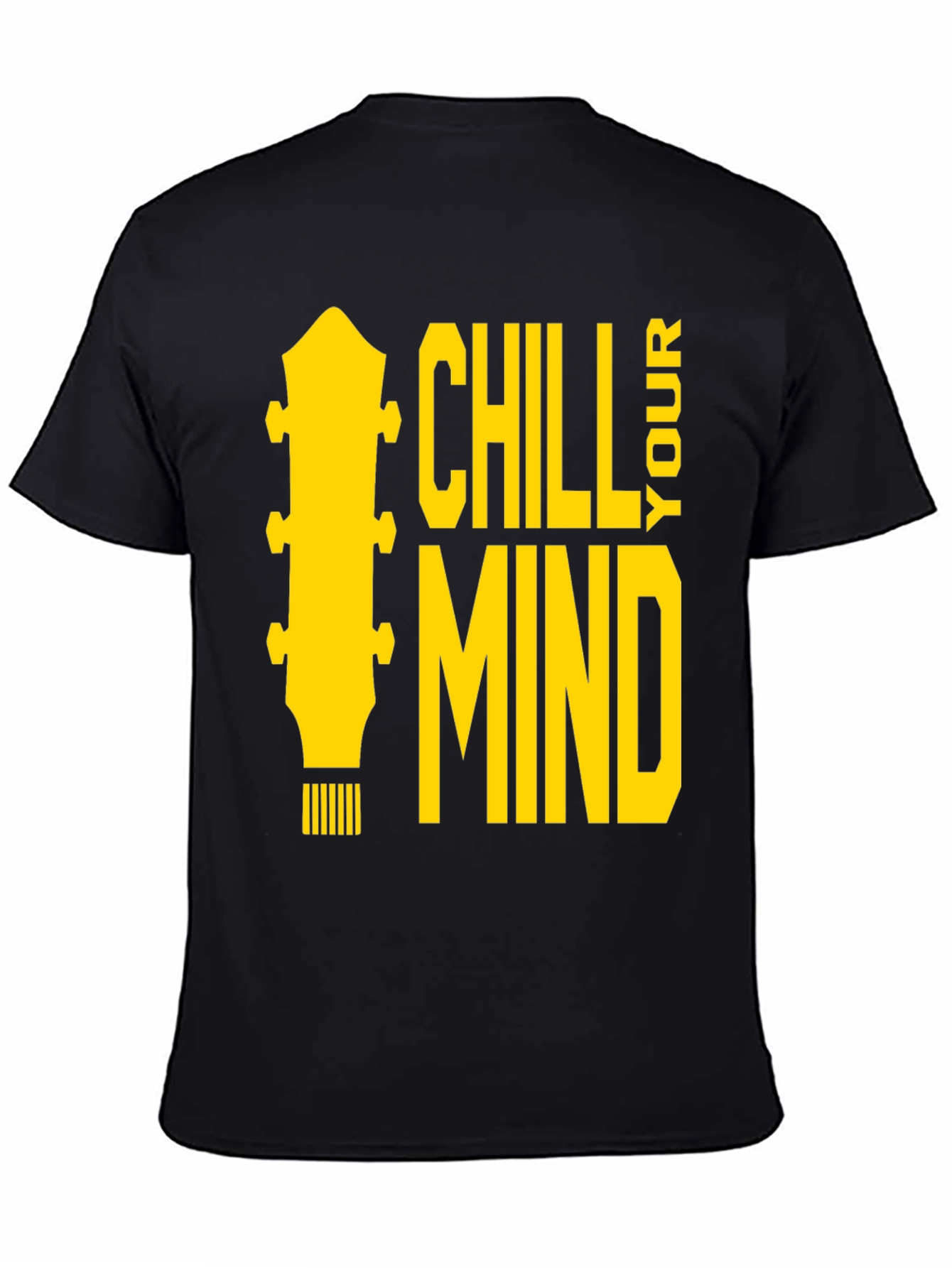 Black Chill Your Mind Graphic Tee - Black view 4