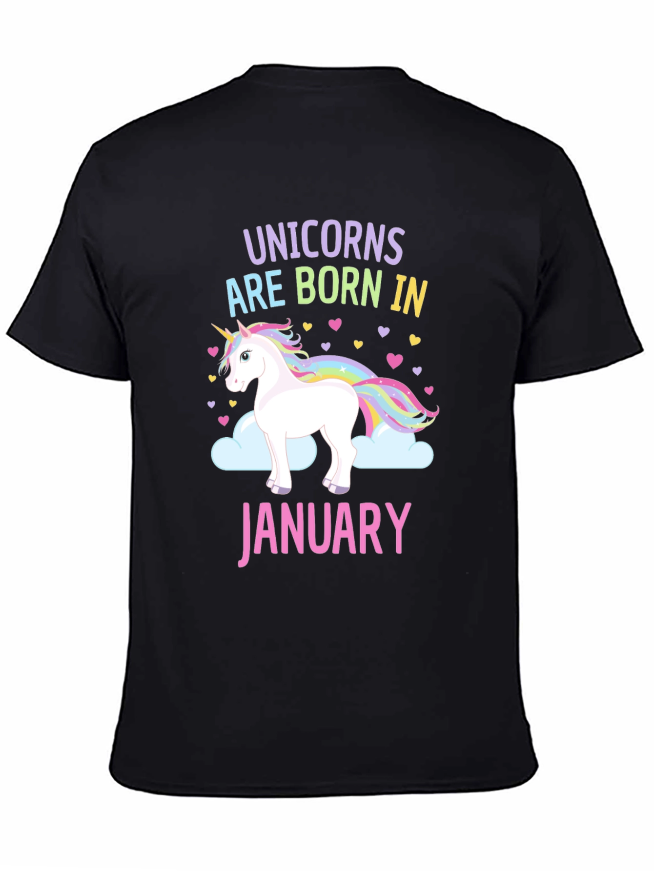 Unicorns Born in January T-Shirt - 4