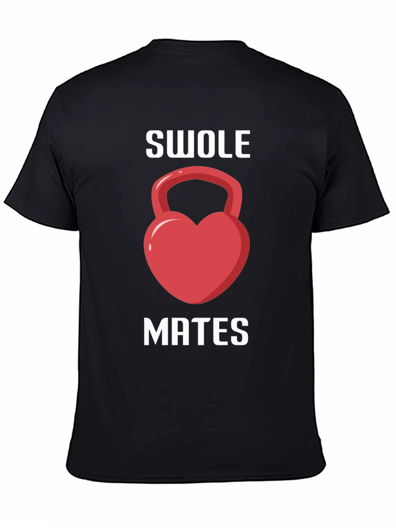 Black Swole Mates Black Graphic T-Shirt view 4