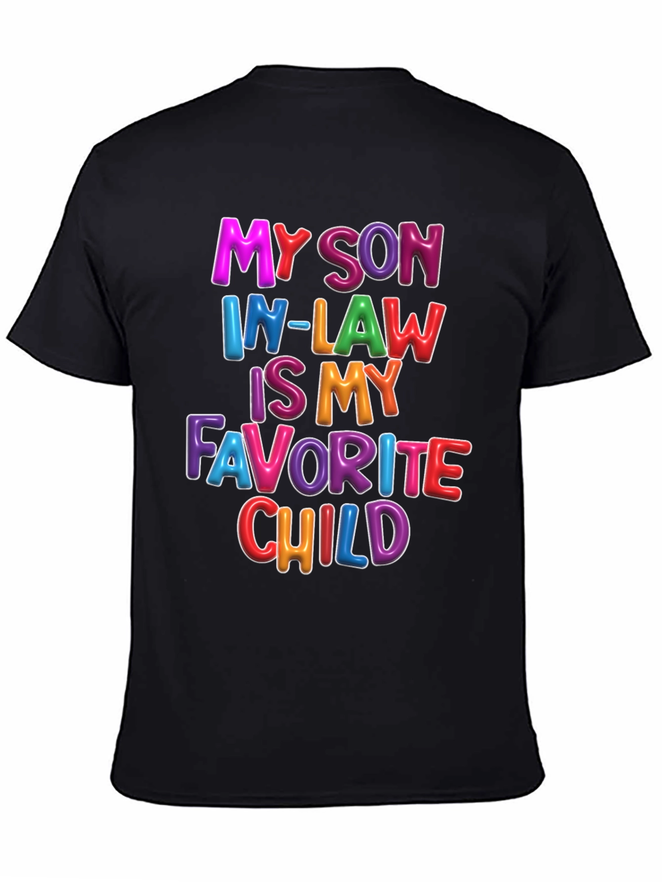 Black My Son In-Law Is My Favorite Child T-Shirt view 4