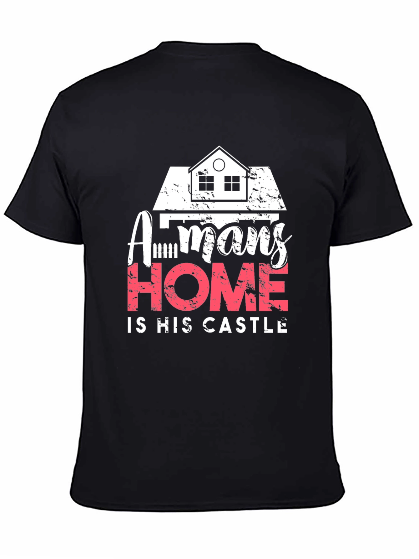 Black Man's Home is His Castle Graphic T-Shirt view 4