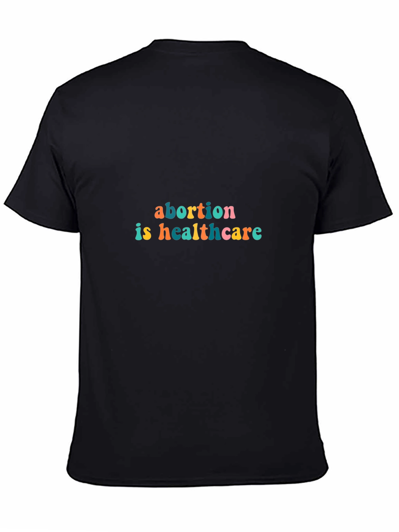 Black Abortion is Healthcare Graphic Tee - Unisex view 4