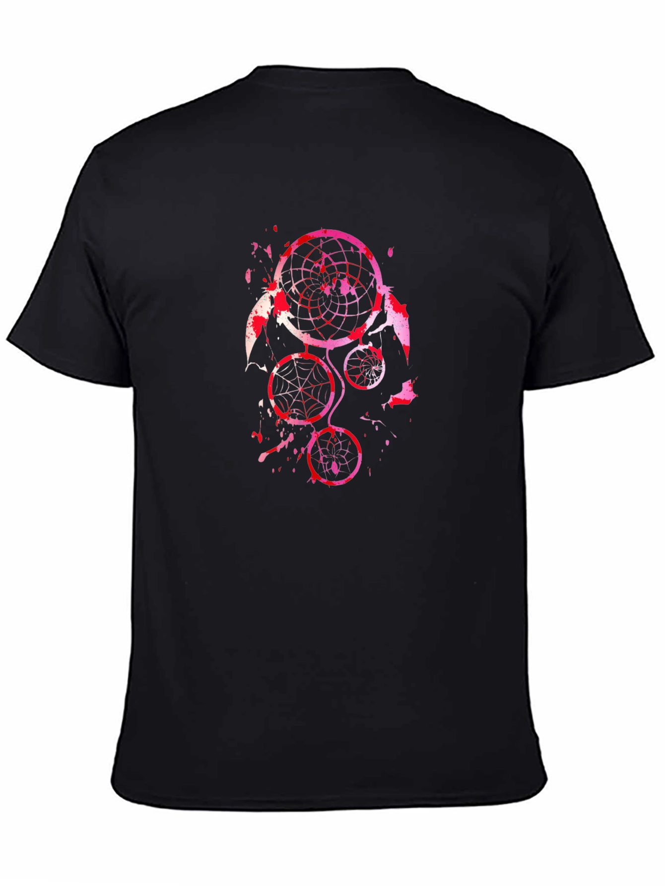 Black Dreamcatcher Graphic Black T-Shirt view 4