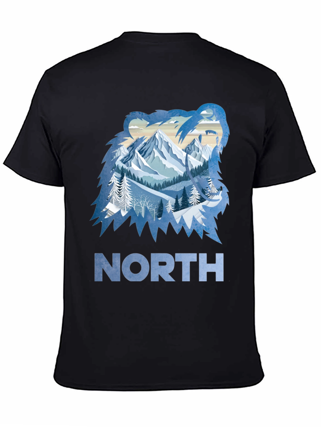 Black North Bear Graphic Tee view 4