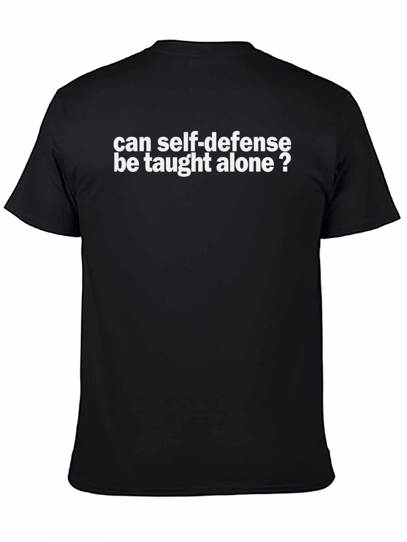 Black Self-Defense T-Shirt: Can It Be Taught Alone? view 4