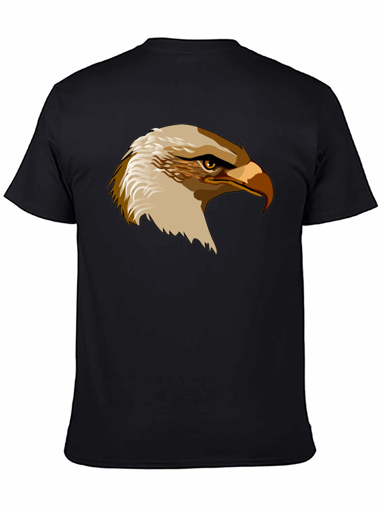Black Eagle Graphic Black T-Shirt view 4