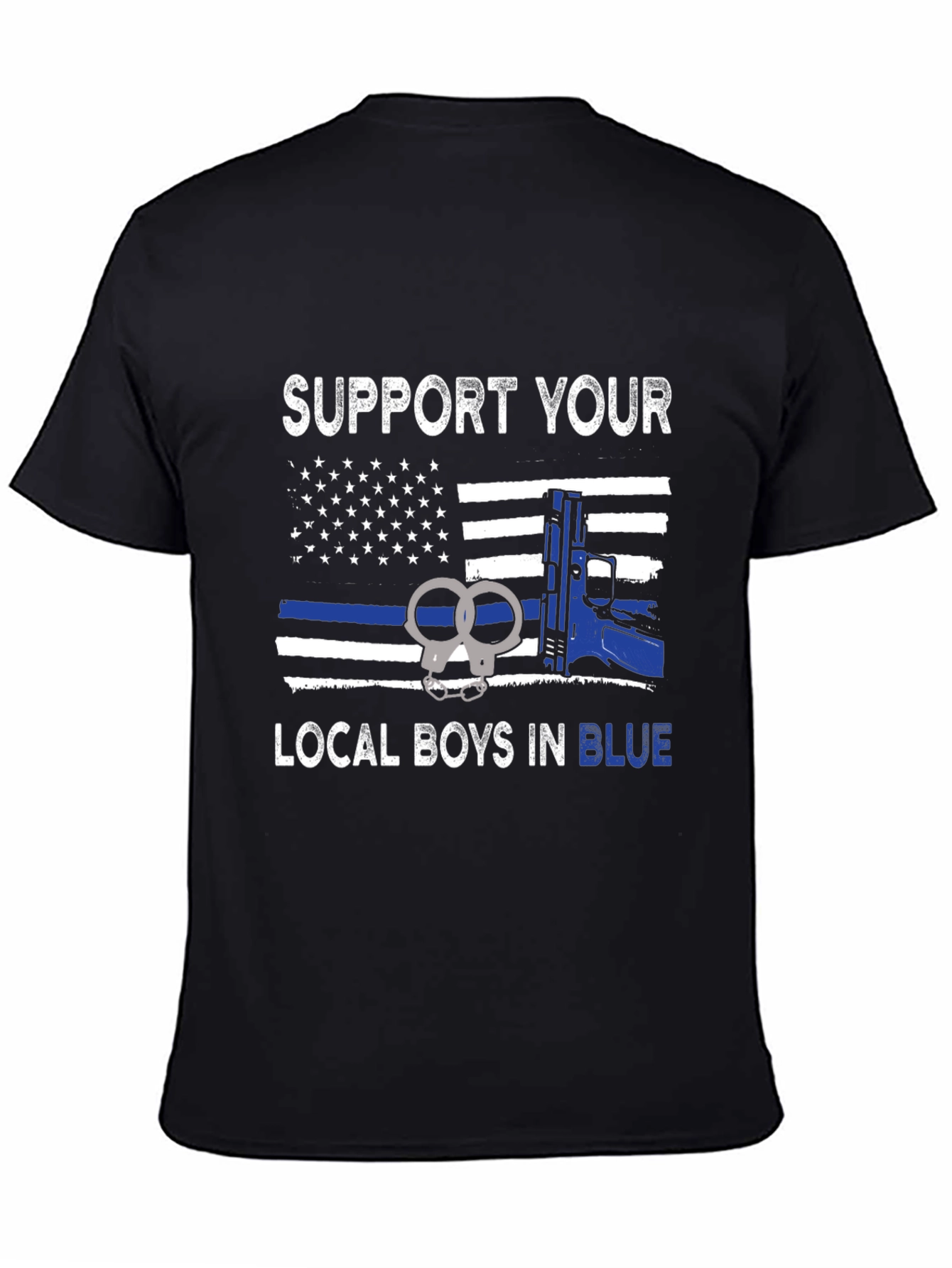 Support Local Boys in Blue T-Shirt - 4