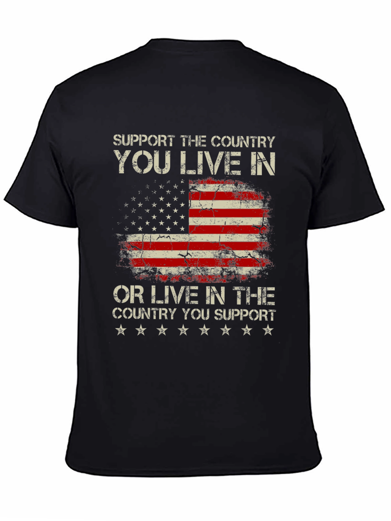 Patriotic USA Flag T-Shirt - Support Your Country - 4