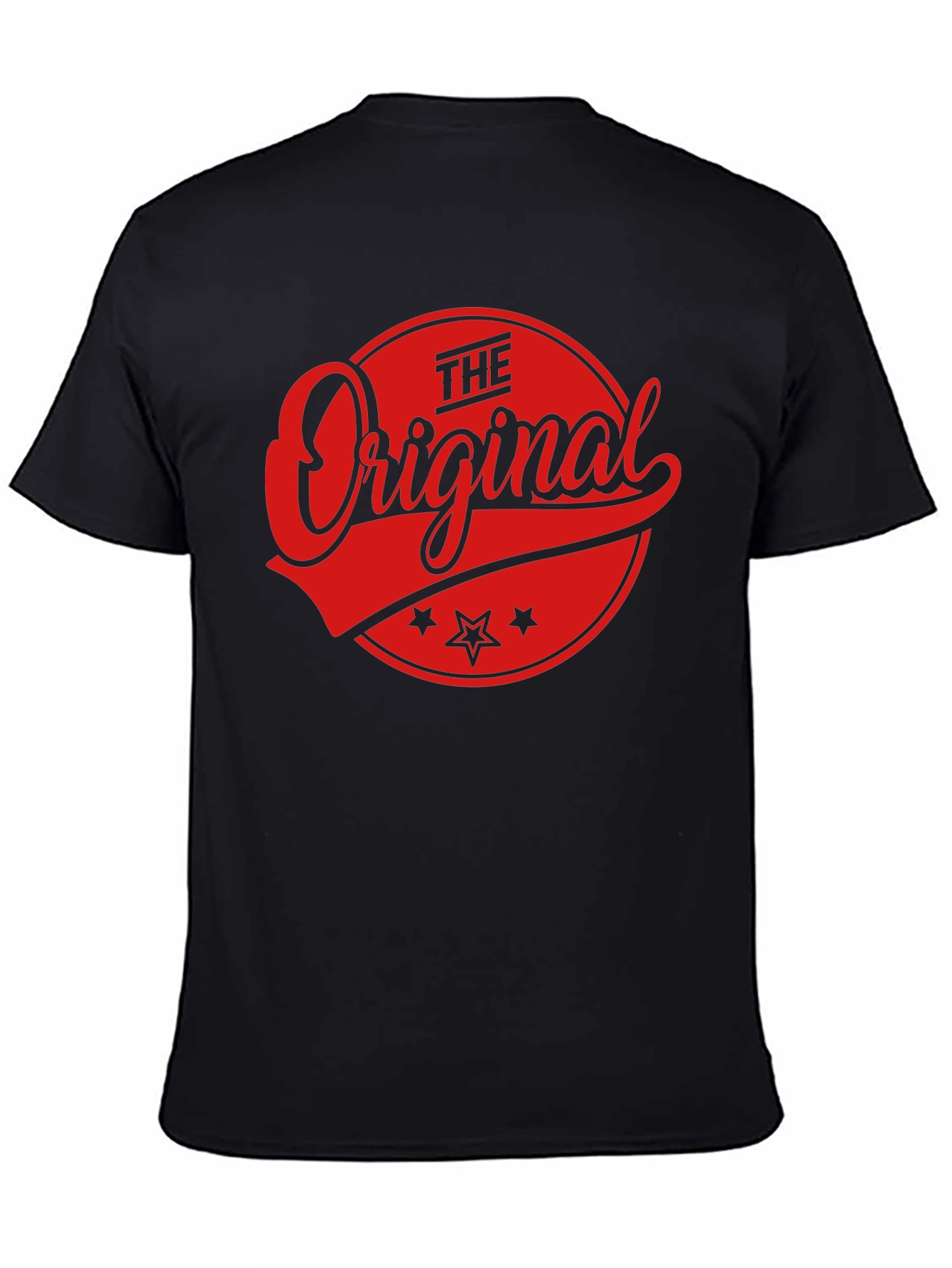 Black The Original Black T-Shirt - Stylish Graphic Tee view 4