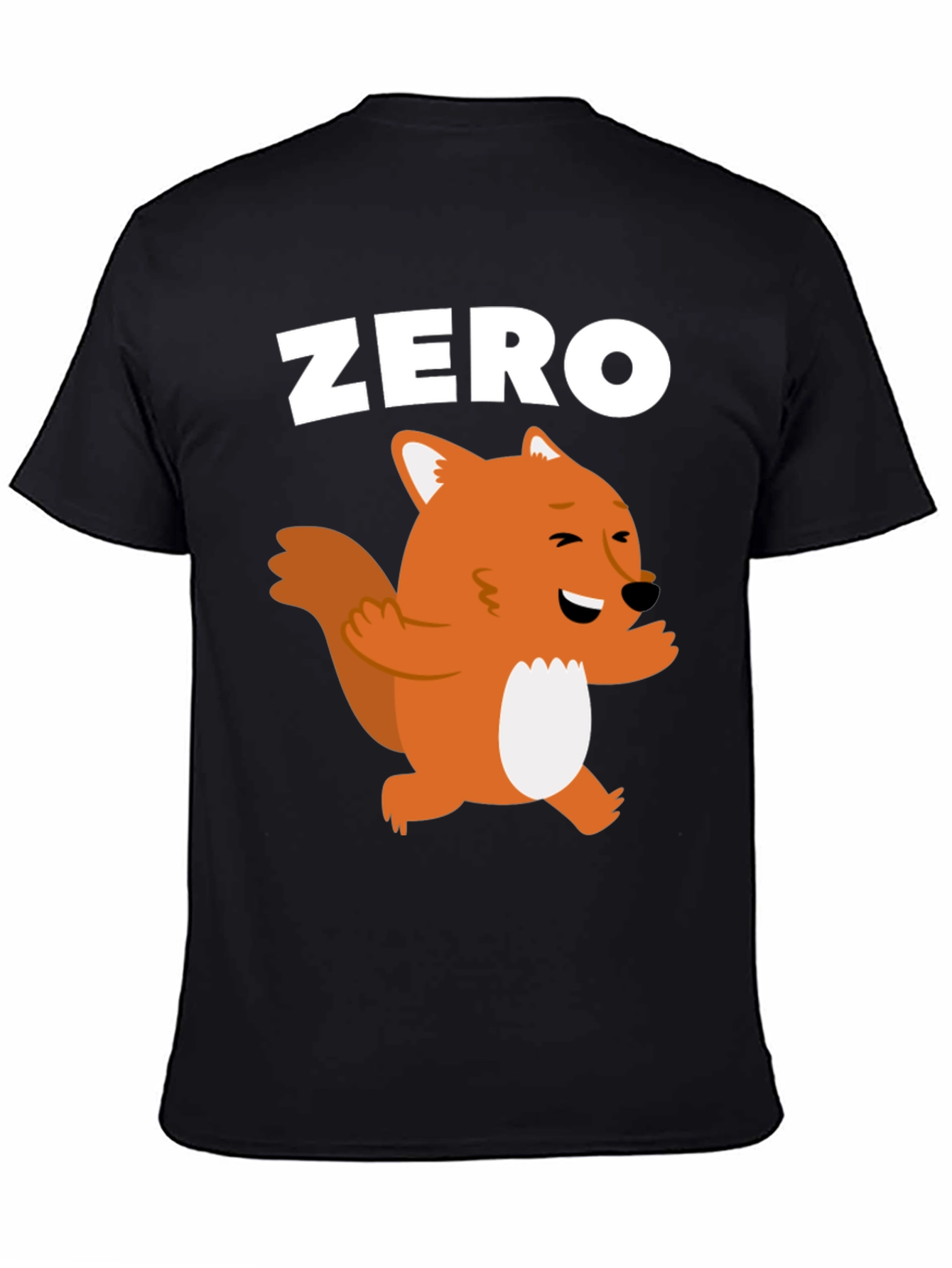 Black Zero Fox Given Graphic T-Shirt view 4
